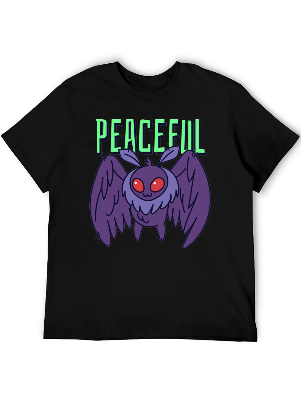 Peaceful Mothman Graphic T-Shirt