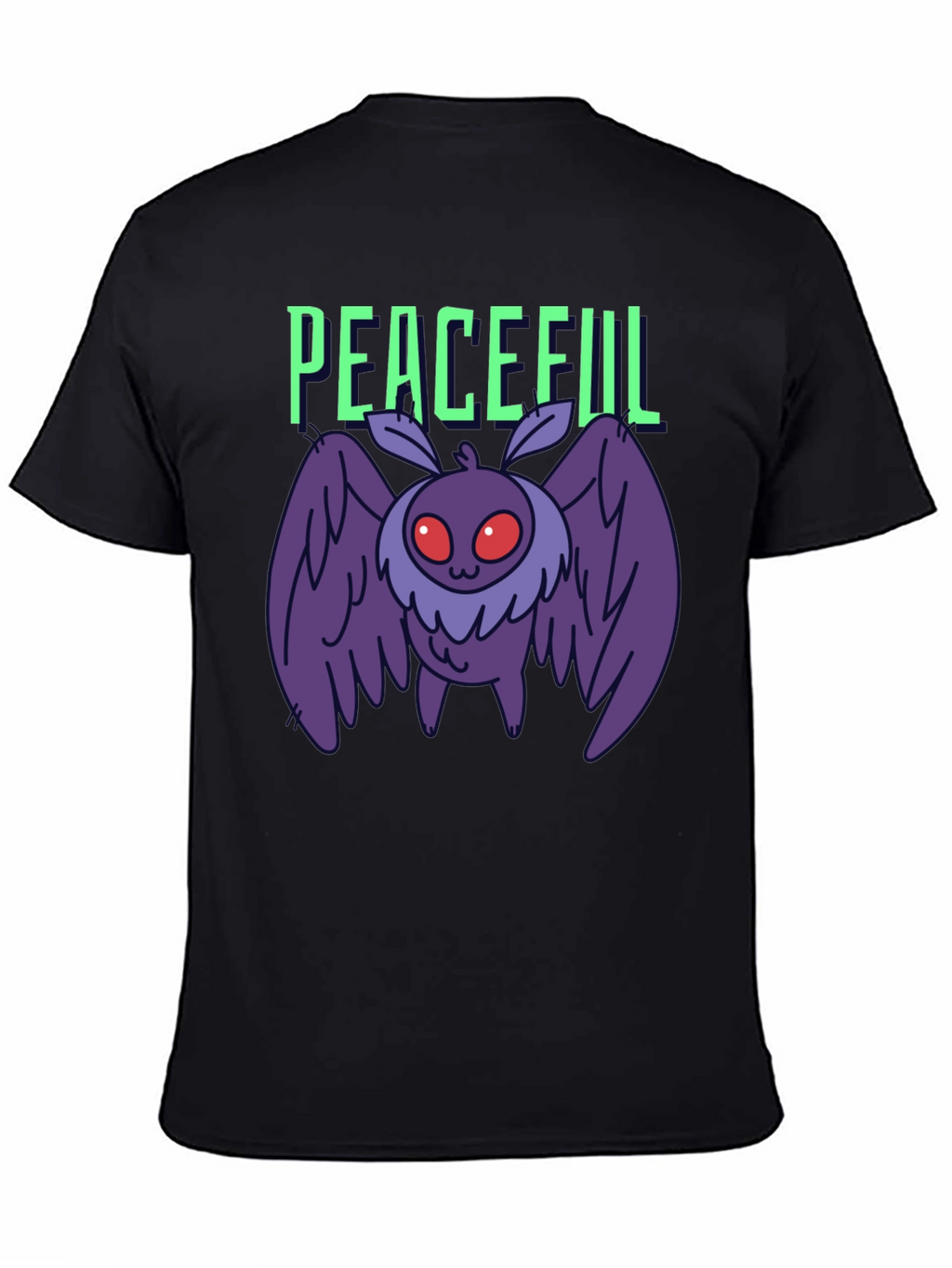 Peaceful Mothman Graphic T-Shirt