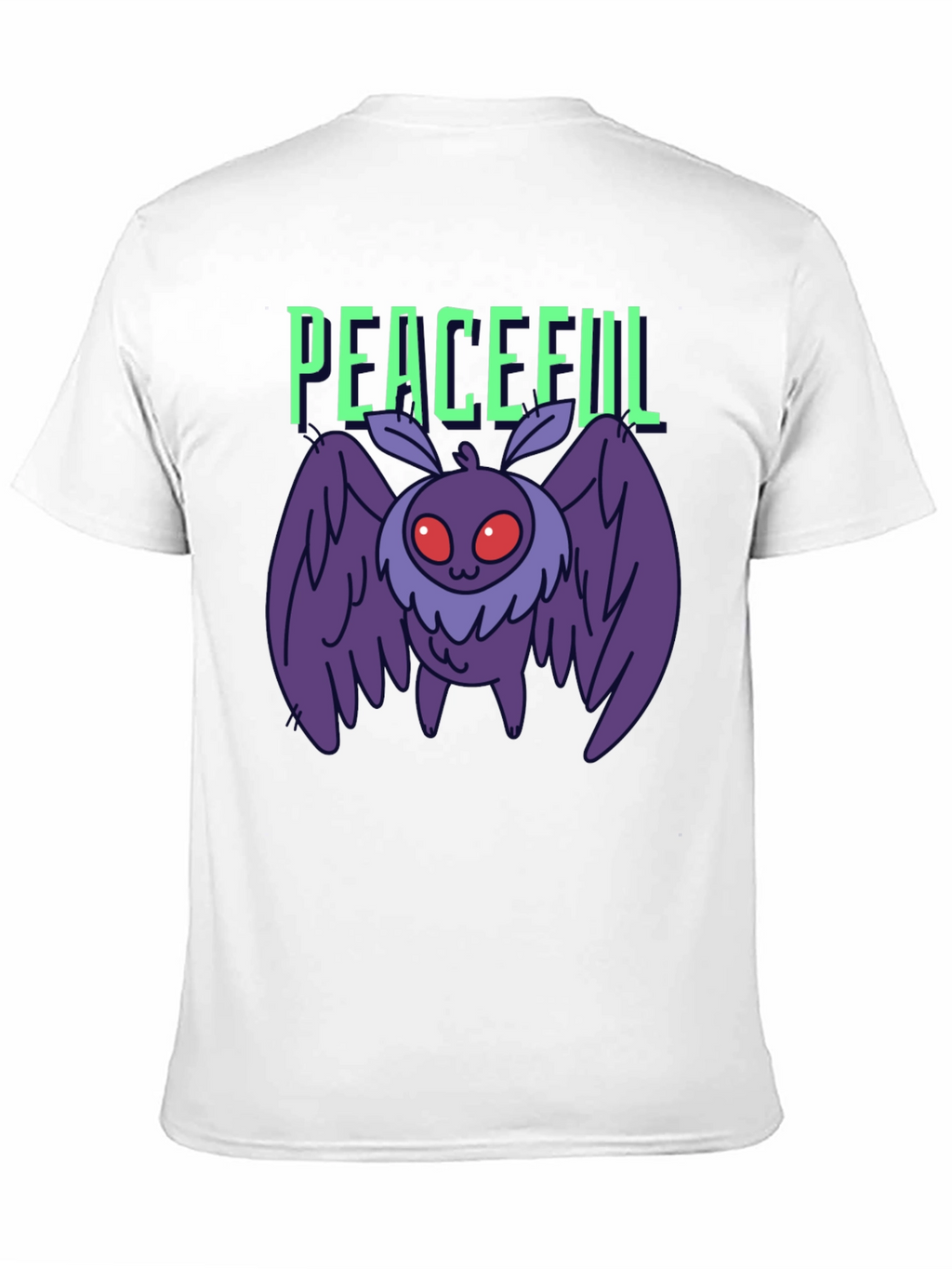 Peaceful Mothman Graphic T-Shirt