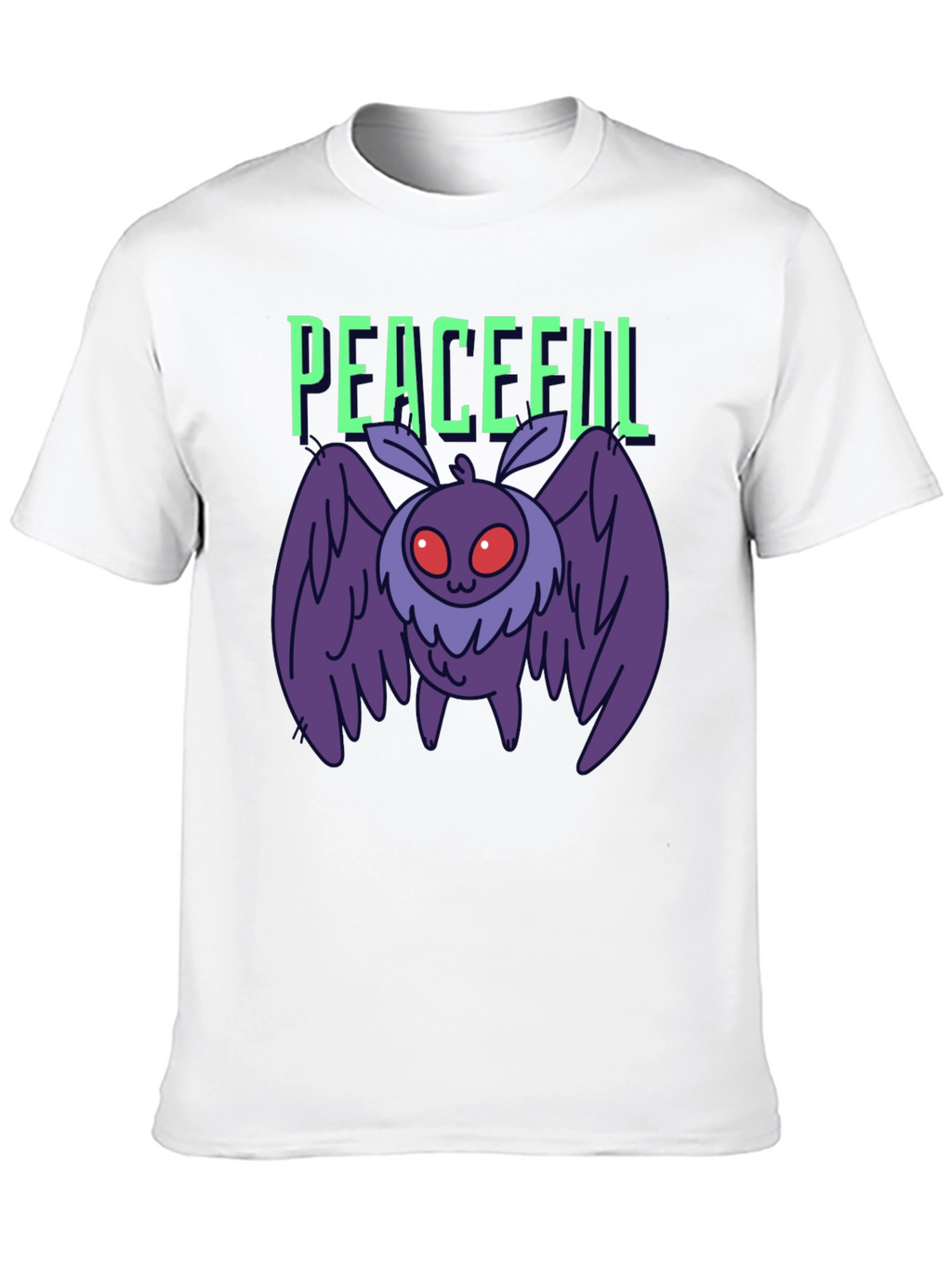 Peaceful Mothman Graphic T-Shirt