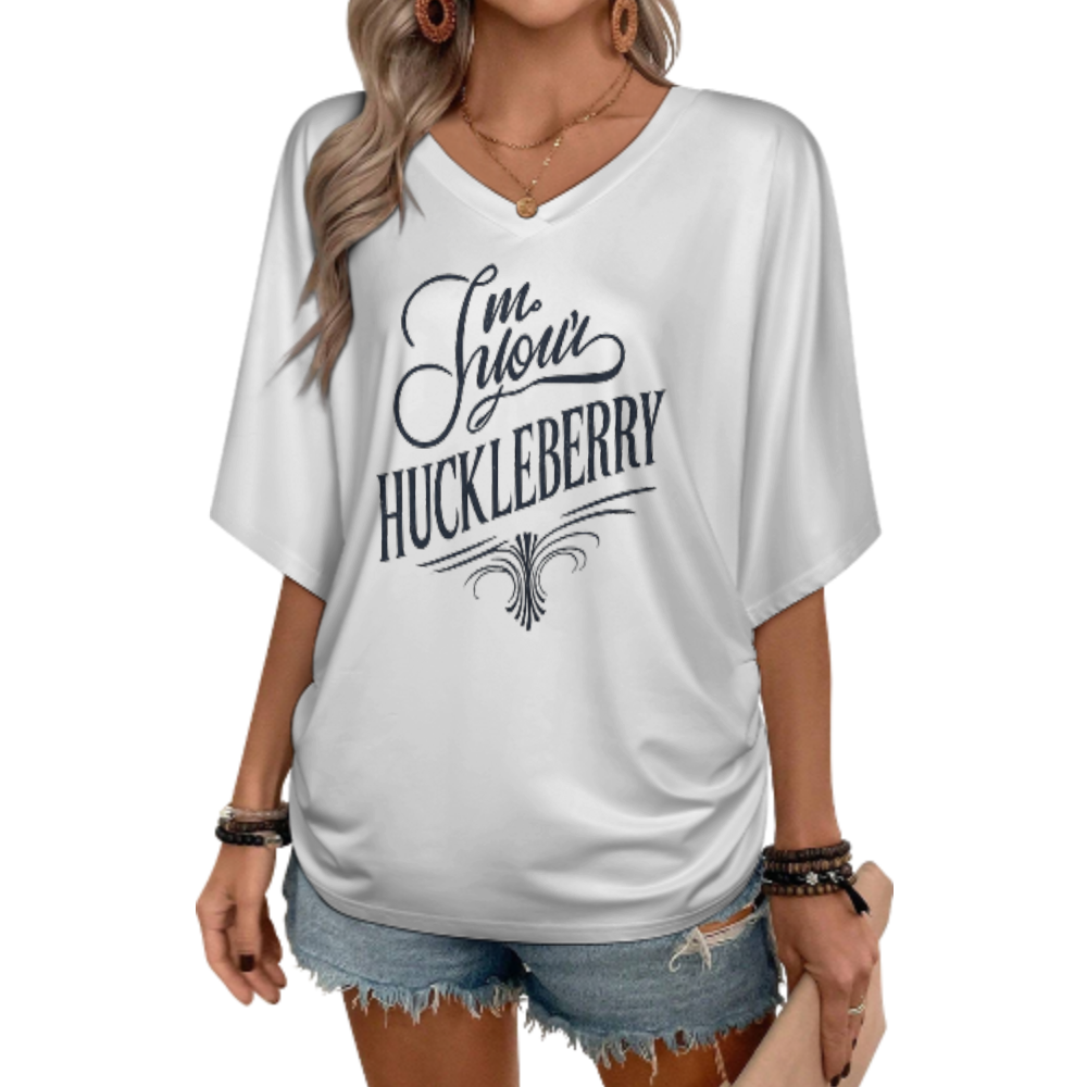 I'm Your Huckleberry Vintage Western Graphic T-Shirt(z1081)