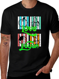 Love Vegan T-Shirt - Black Graphic Print