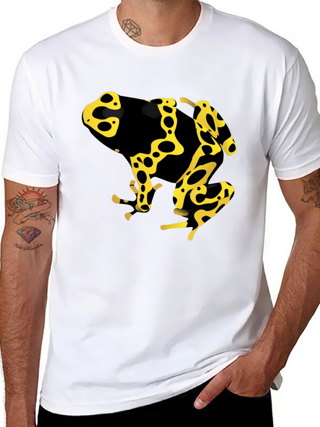 Bold Frog Graphic Tee - Black