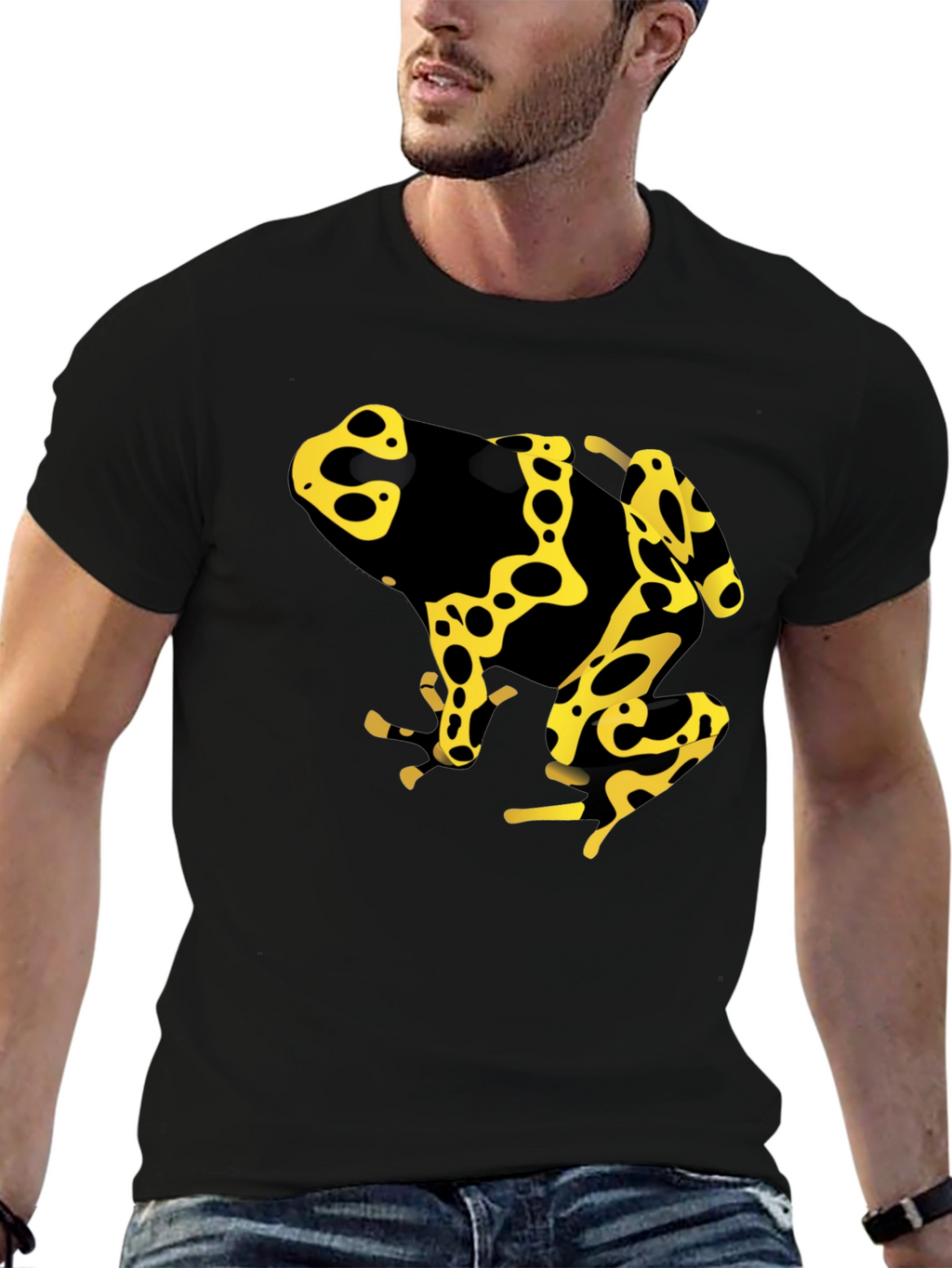Bold Frog Graphic Tee - Black