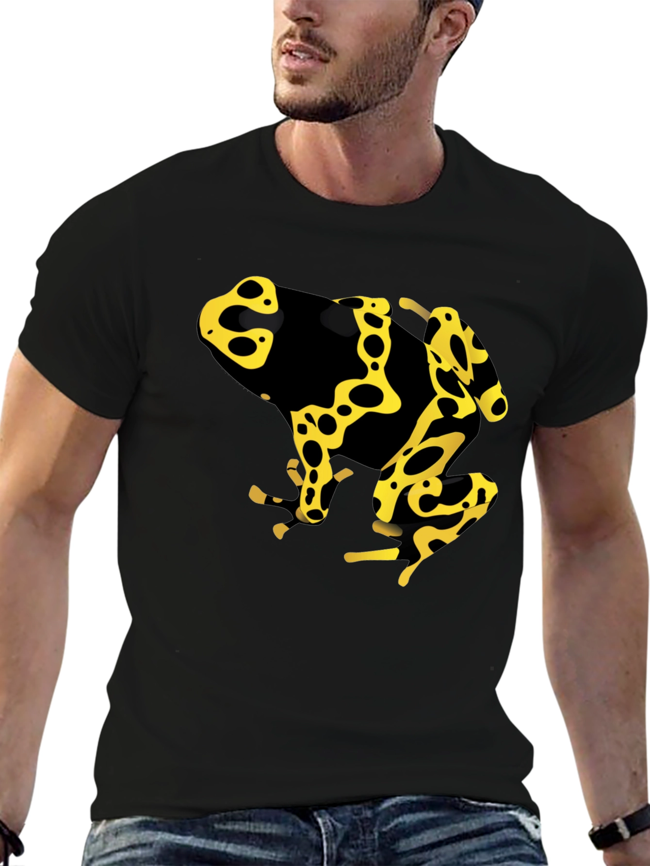 Bold Frog Graphic Tee - Black