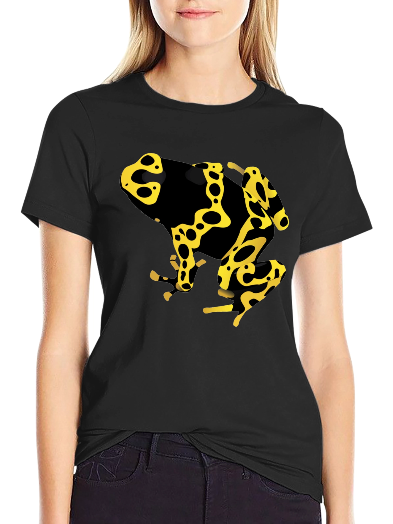 Bold Frog Graphic Tee - Black