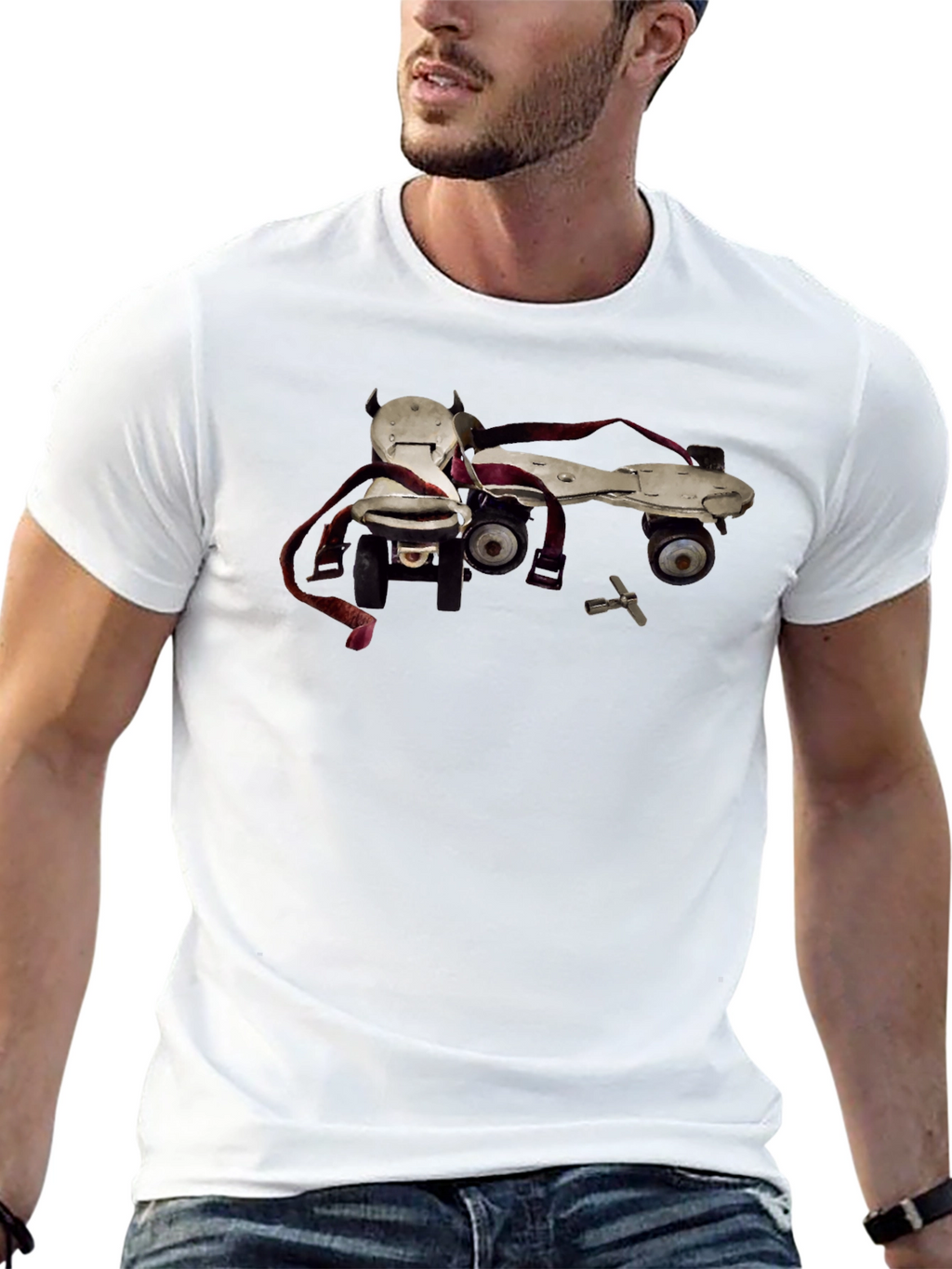 Retro Roller Skate Tee