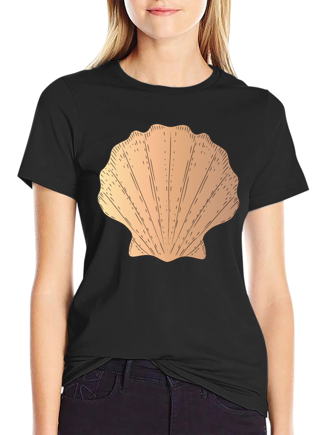 Seashell Graphic Tee - Coastal Style T-Shirt