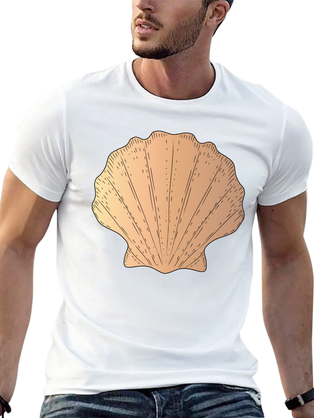 Seashell Graphic Tee - Coastal Style T-Shirt