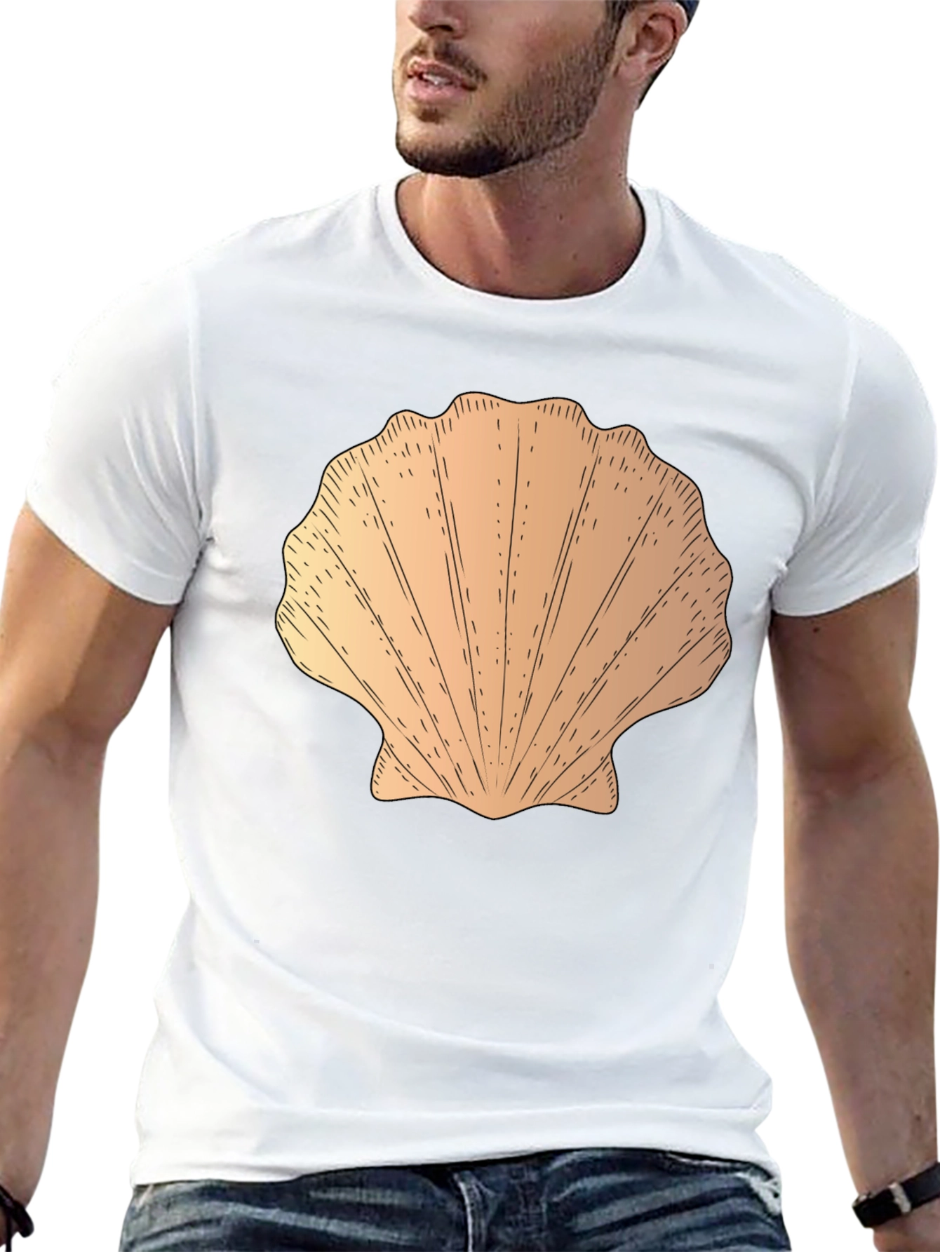Seashell Graphic Tee - Coastal Style T-Shirt
