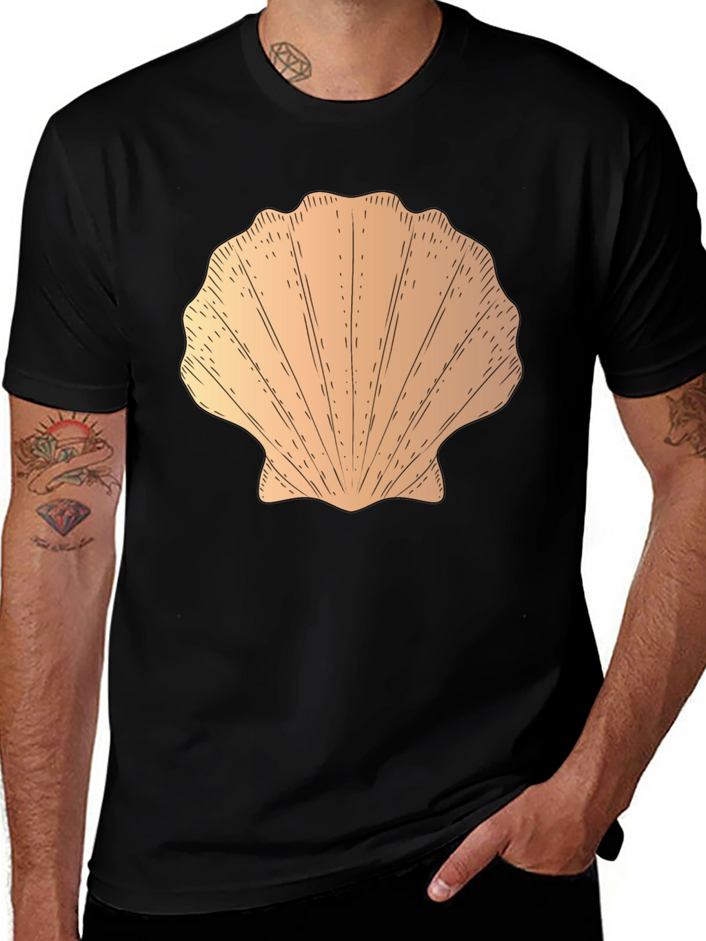 Seashell Graphic Tee - Coastal Style T-Shirt