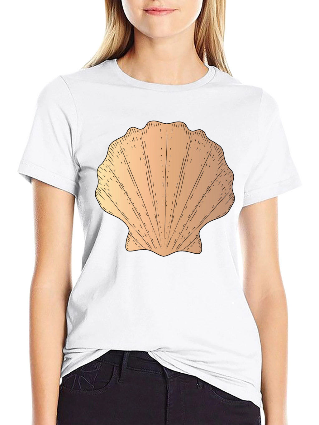 Seashell Graphic Tee - Coastal Style T-Shirt