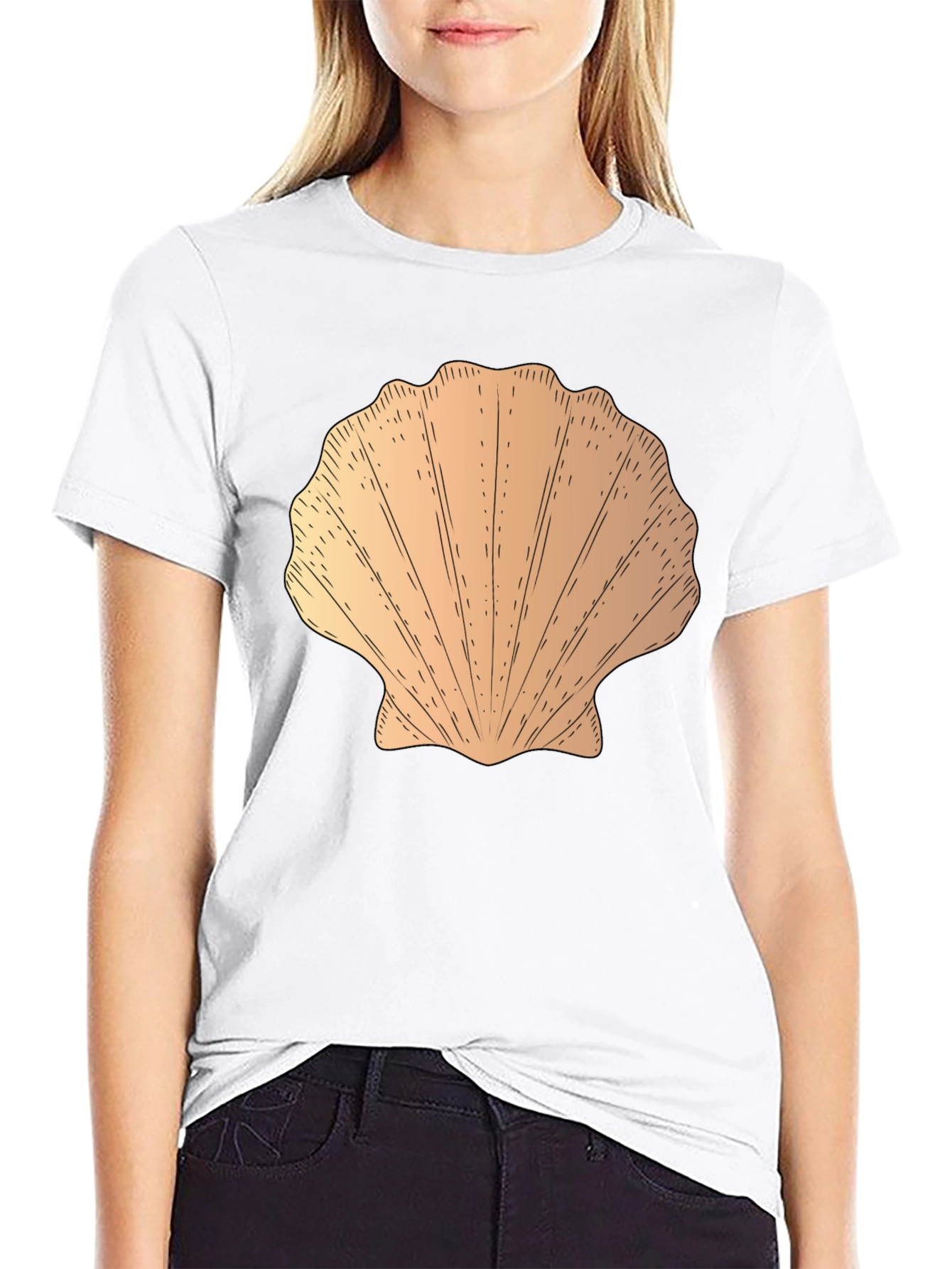 Seashell Graphic Tee - Coastal Style T-Shirt