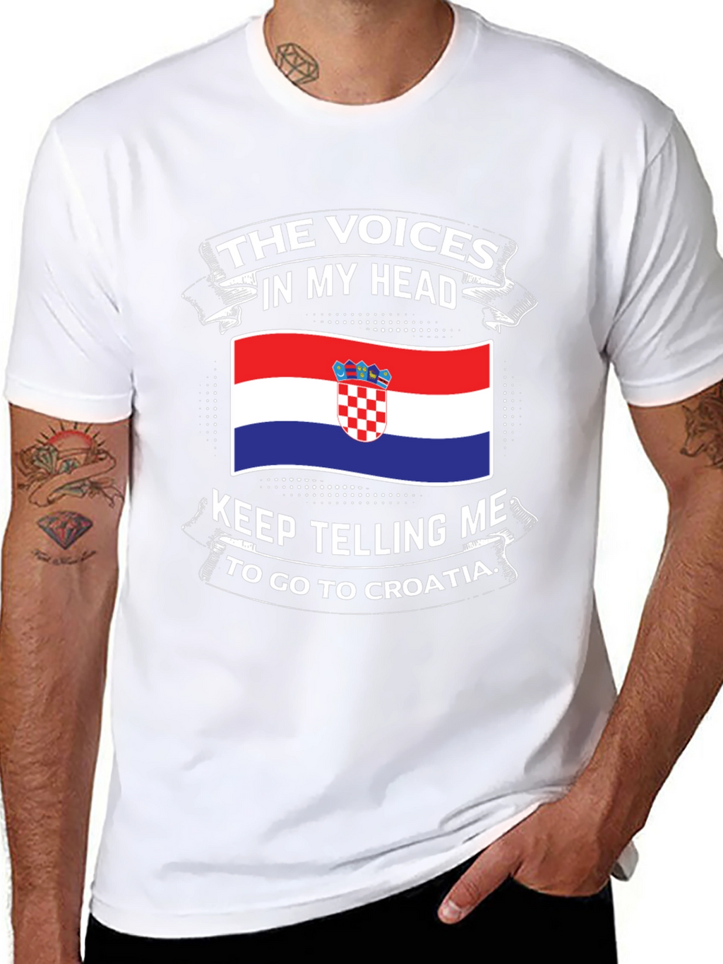 Croatia T-Shirt - Voices in My Head Croatia Trip