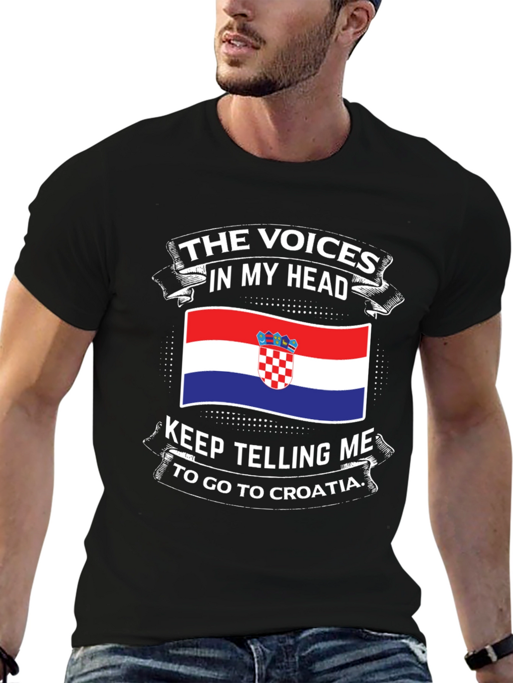 Croatia T-Shirt - Voices in My Head Croatia Trip