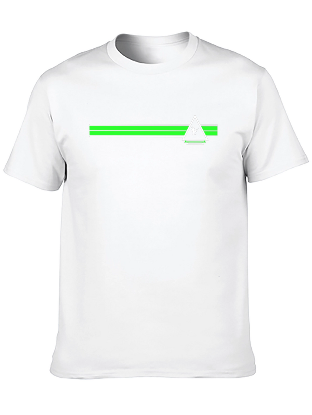 Geometric Triangle Black T-Shirt