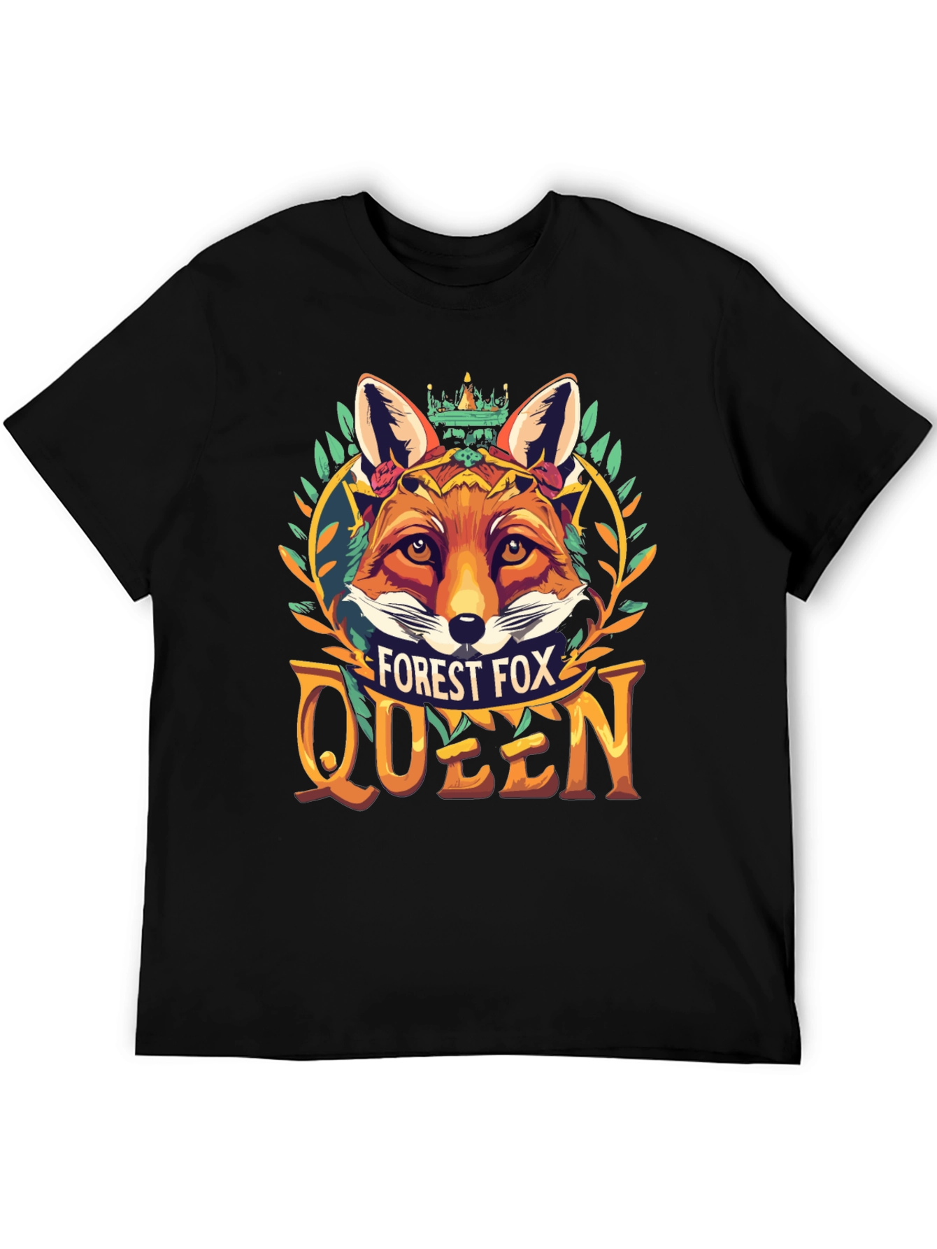 Forest Fox Queen Graphic Tee