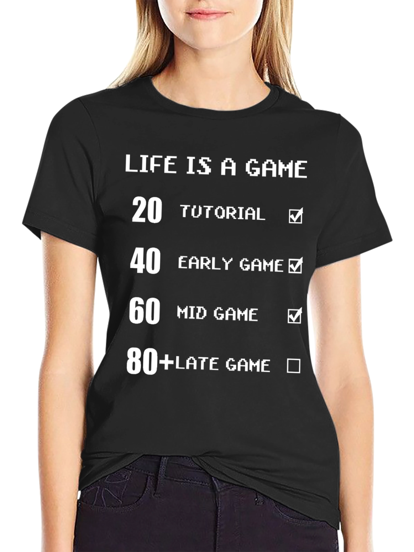 Life Is A Game Level Up T-Shirt