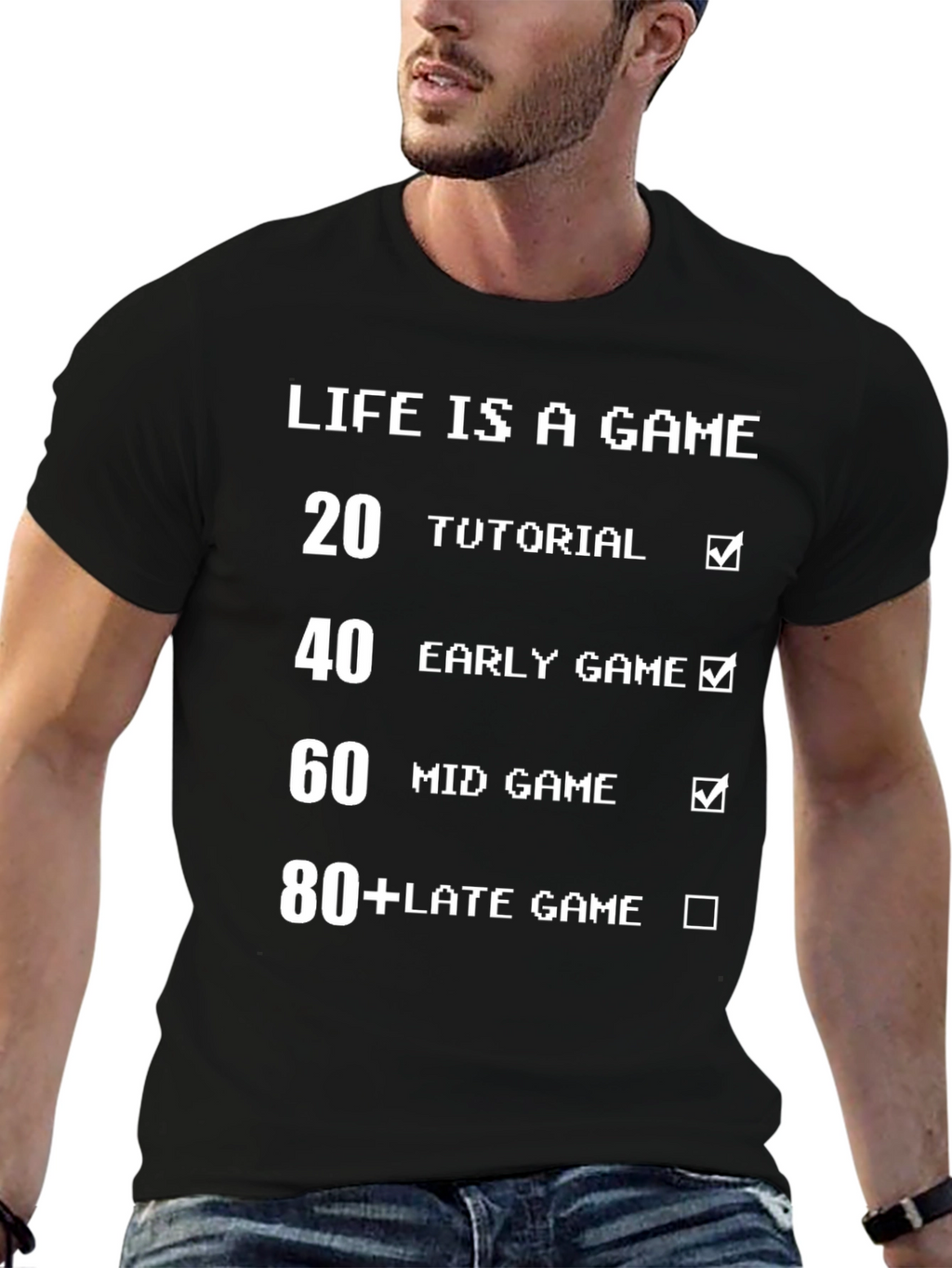 Life Is A Game Level Up T-Shirt