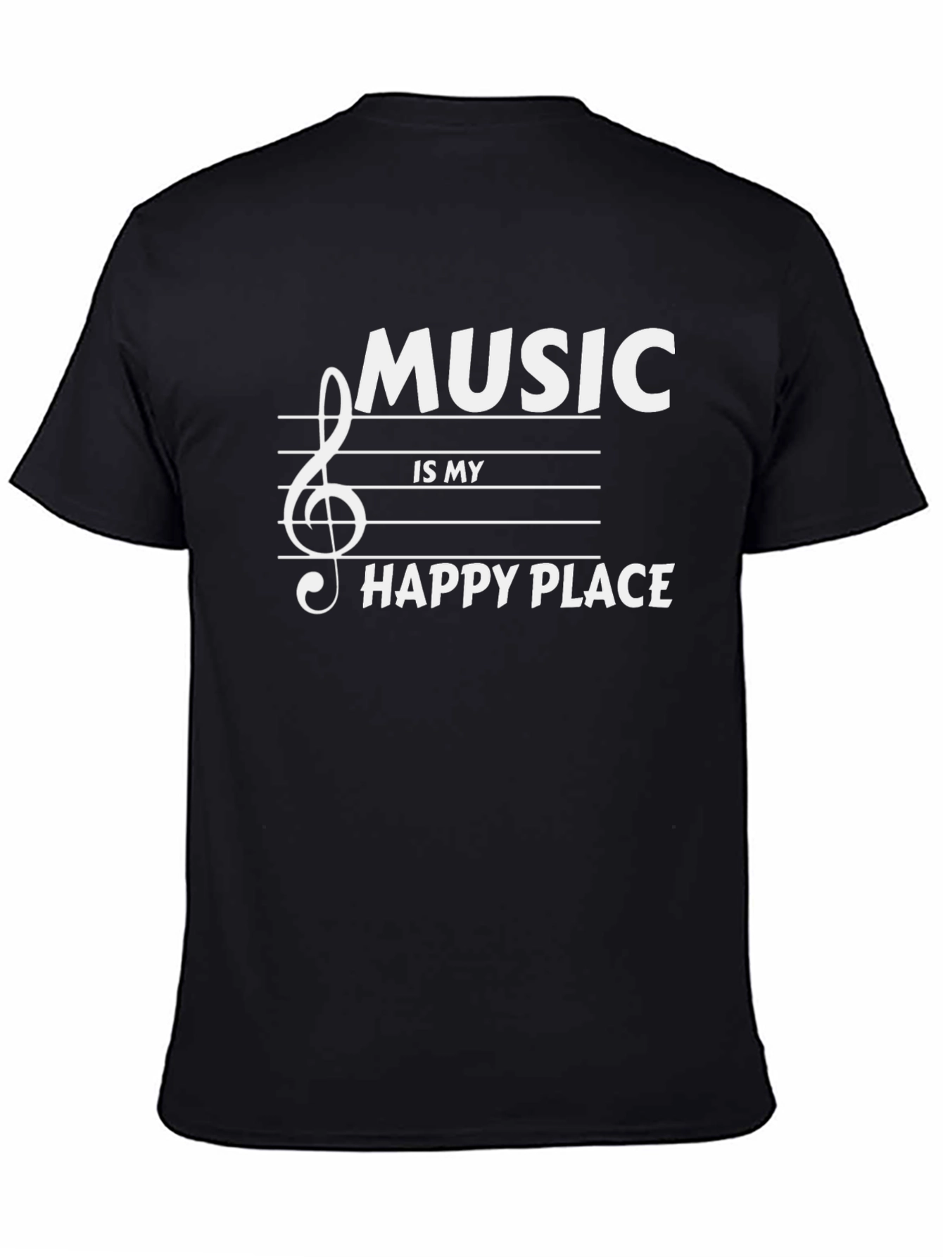 Music is My Happy Place Graphic Tee