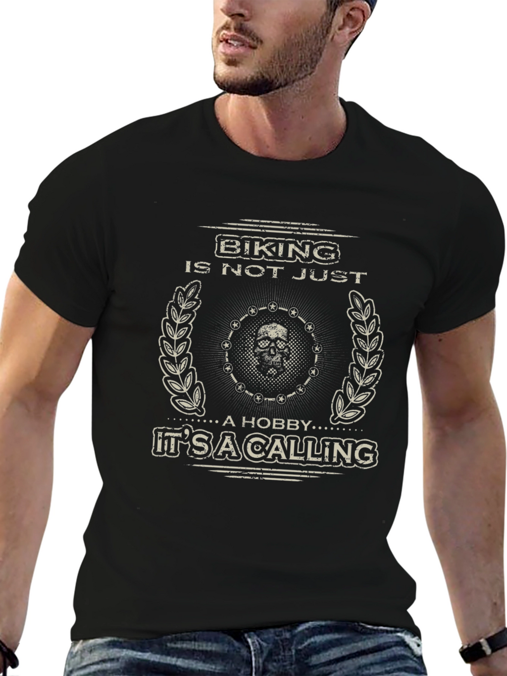 Biking Is Not Just A Hobby Mens Graphic T-Shirt