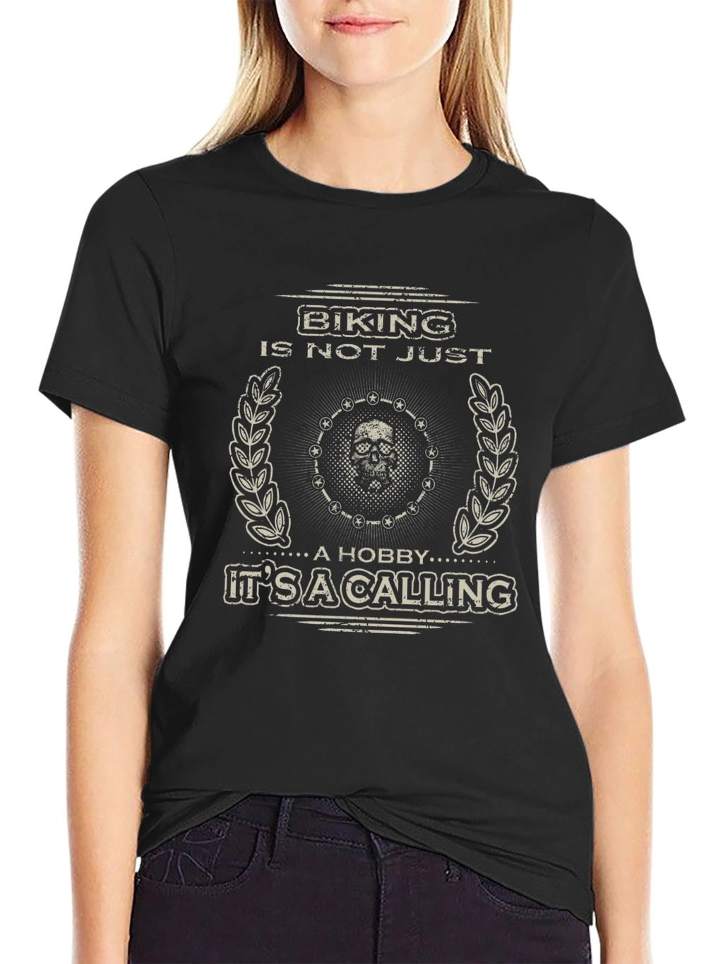 Biking Is Not Just A Hobby Mens Graphic T-Shirt