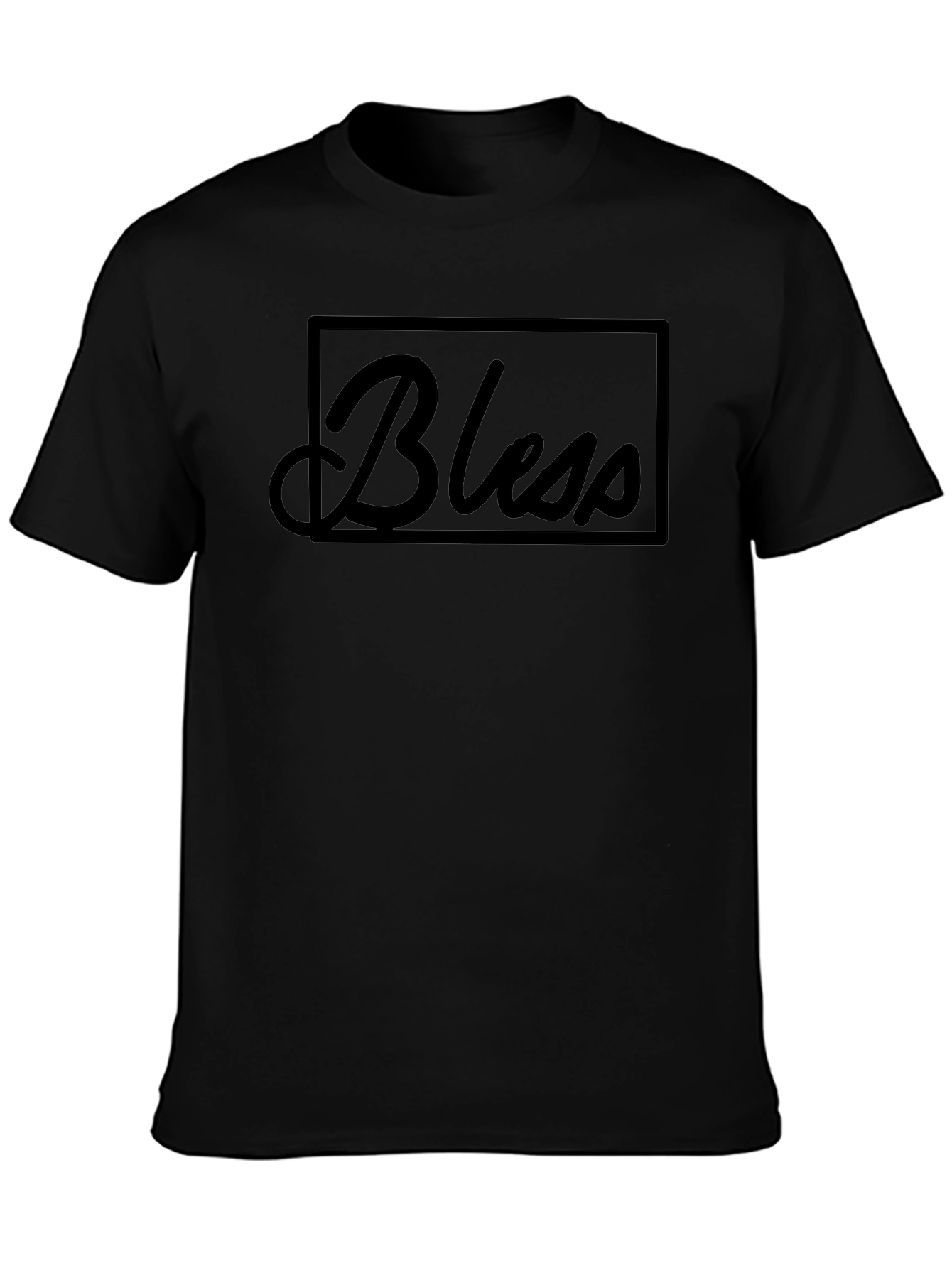 Bless Graphic Tee - Black