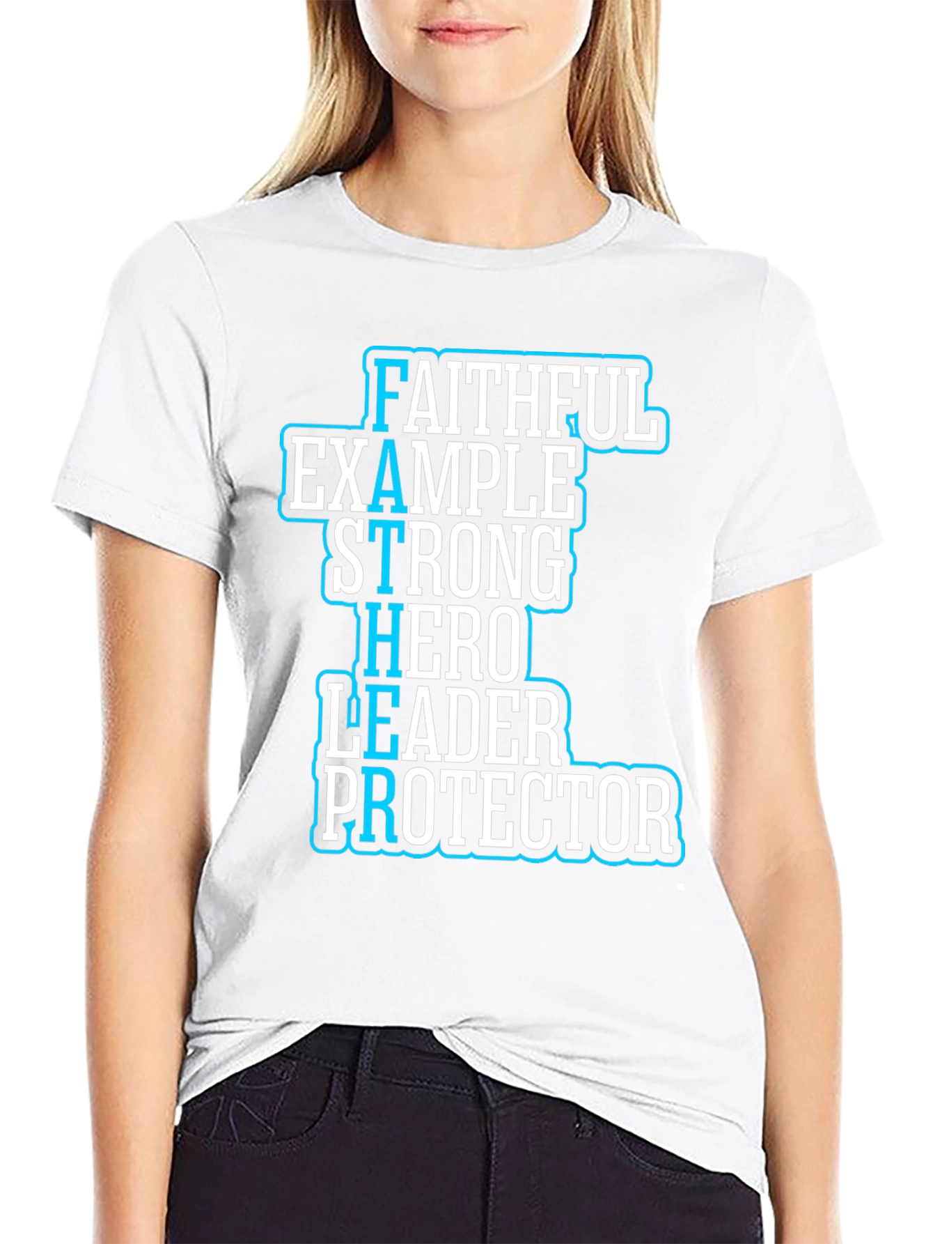 Faithful Father T-Shirt - Hero Leader Protector Tee