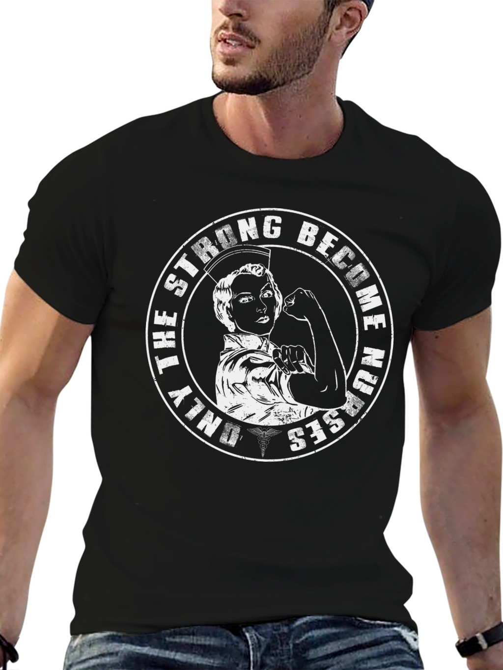 Strong Nurses Graphic Tee