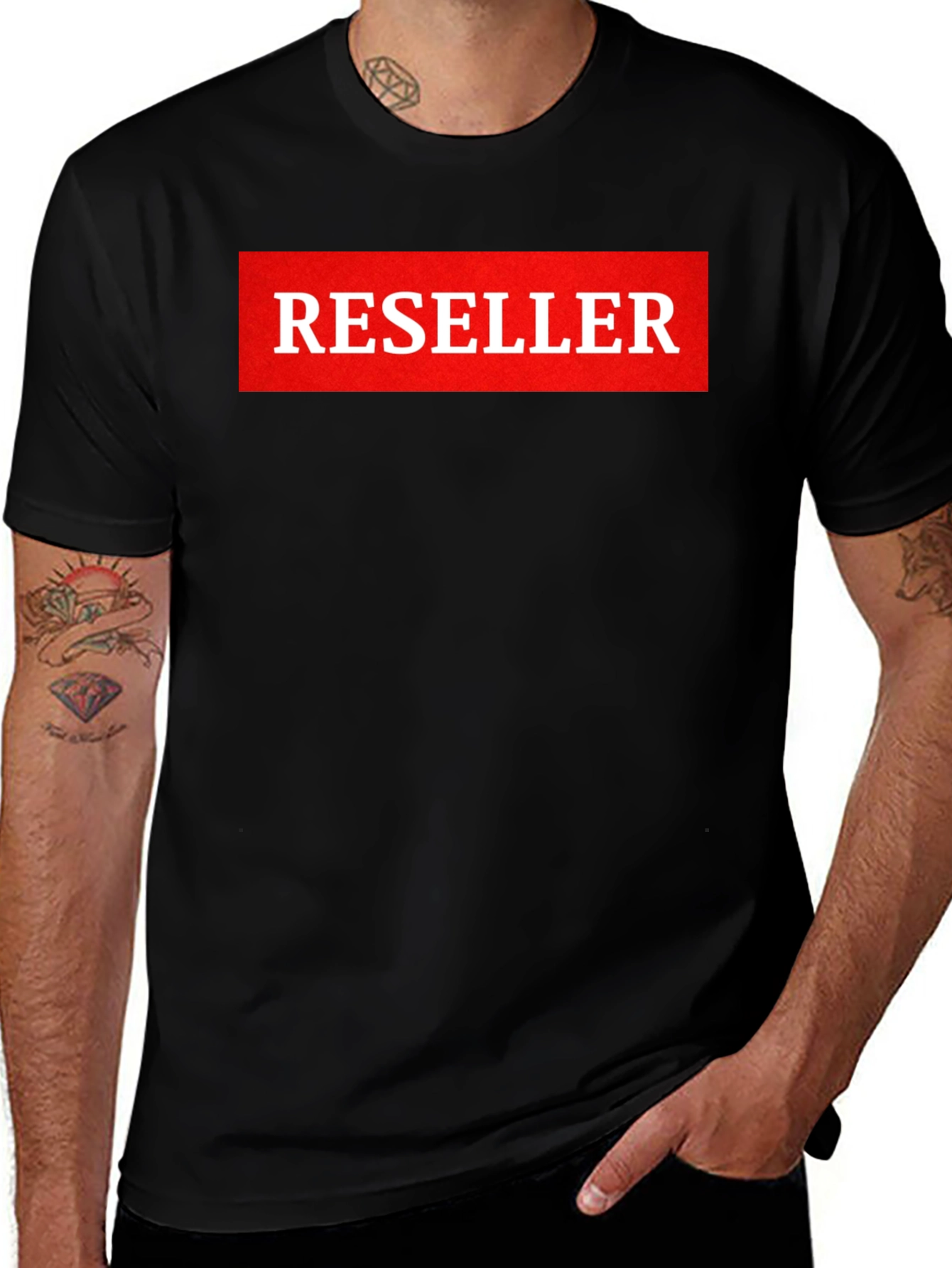 Reseller Graphic Tee - Stylish Bold Statement T-Shirt