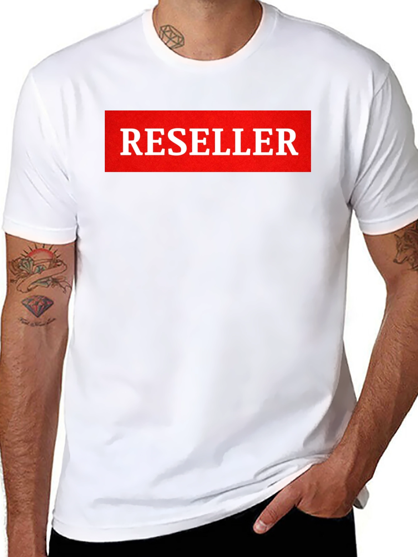 Reseller Graphic Tee - Stylish Bold Statement T-Shirt