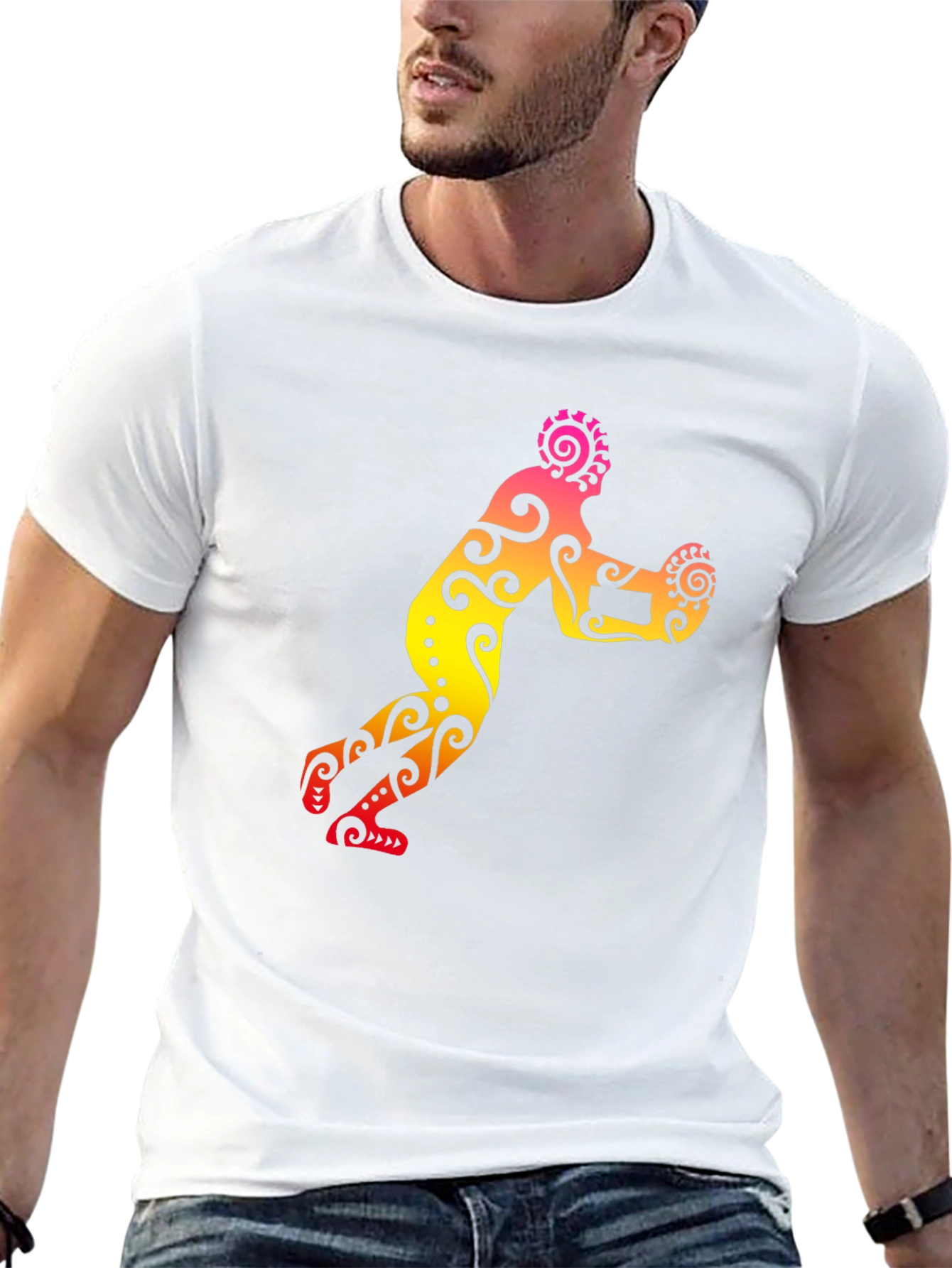 Tribal Print Sports T-Shirt