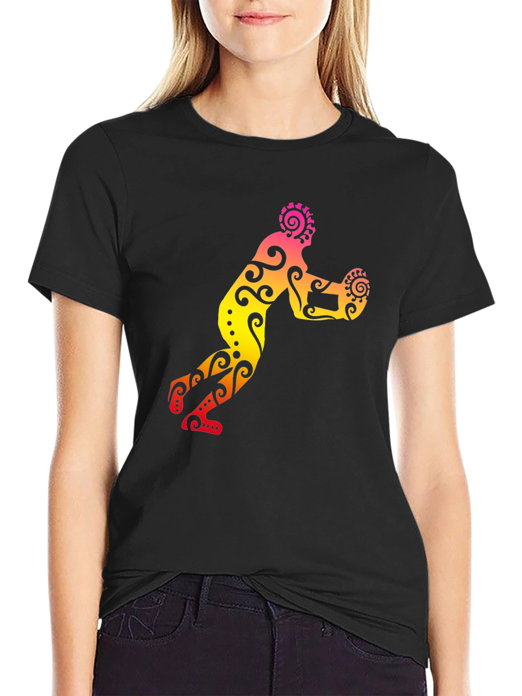 Tribal Print Sports T-Shirt
