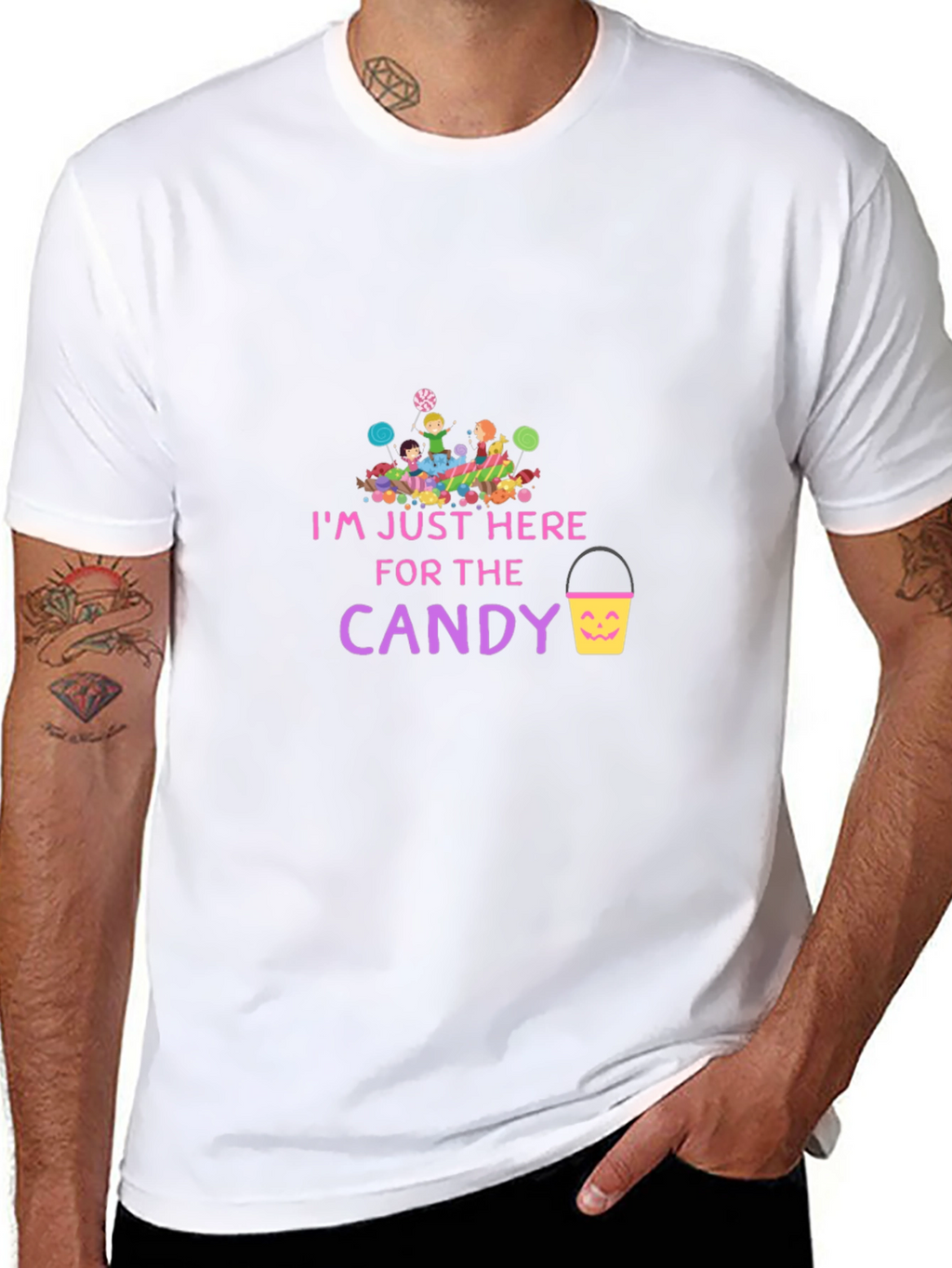 Im Just Here for The Candy T-Shirt