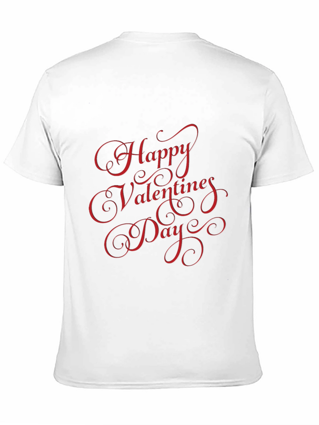 Happy Valentines Day Black T-Shirt