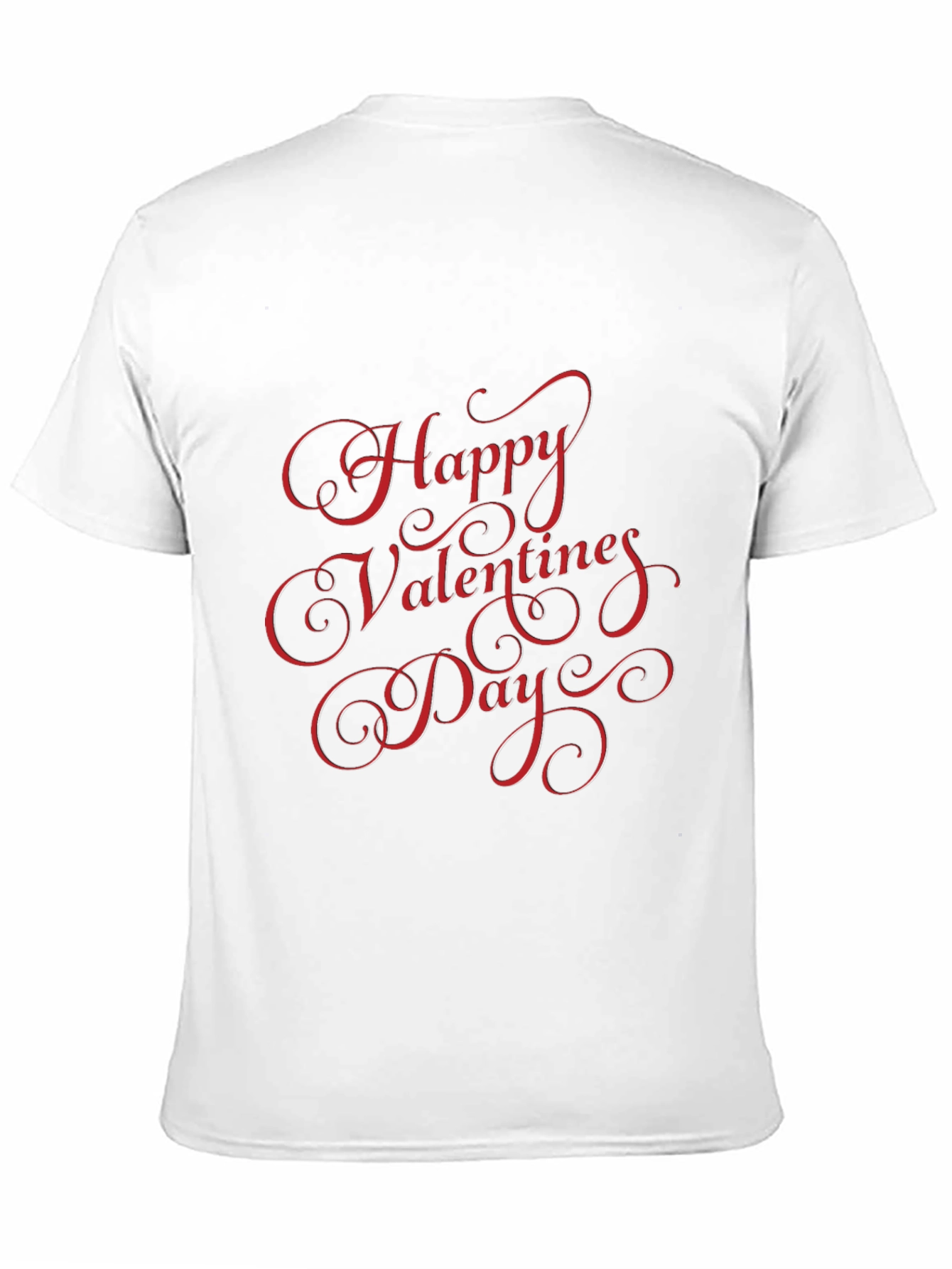 Happy Valentines Day Black T-Shirt