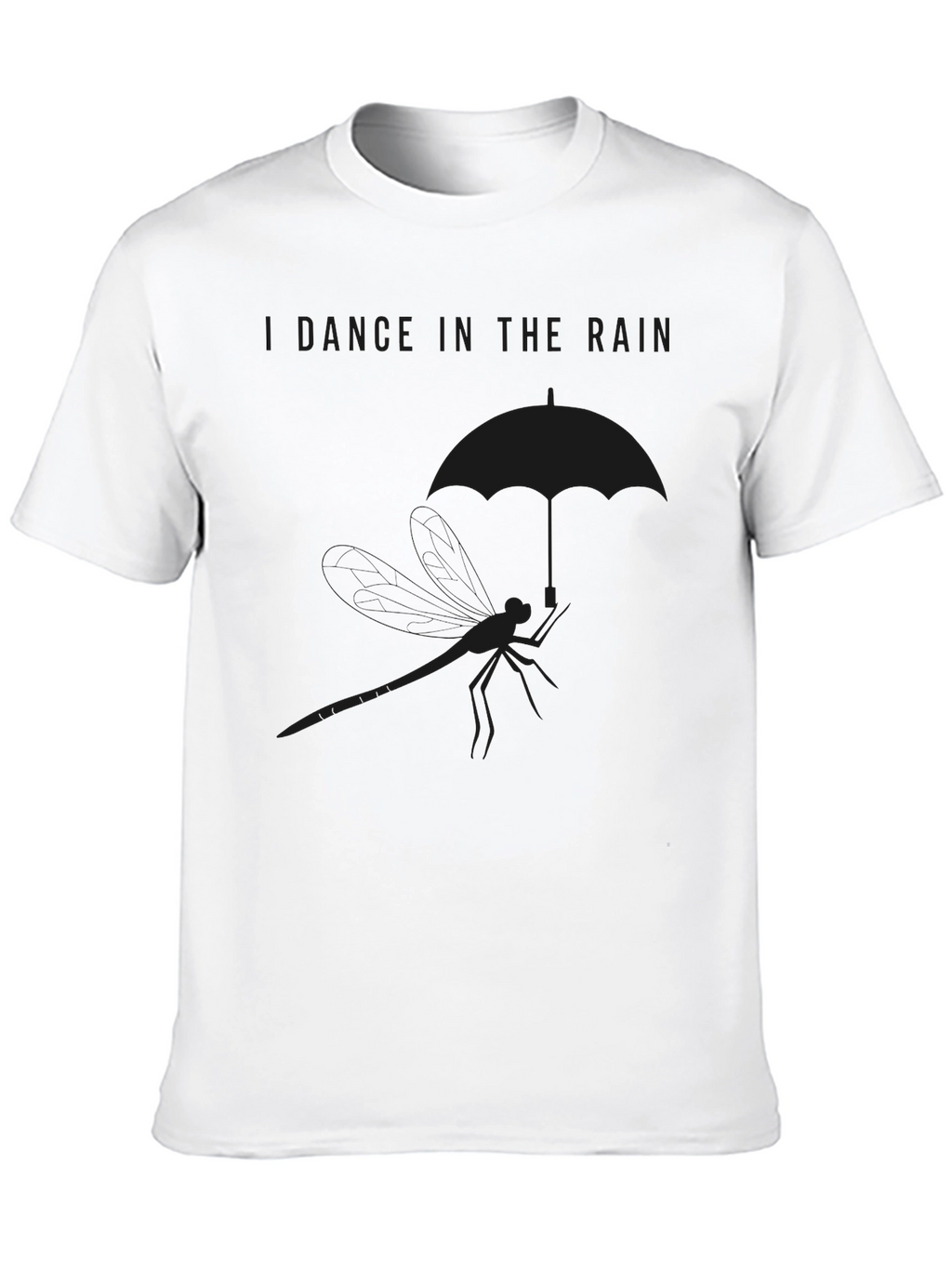 Dance in the Rain Black Graphic Tee