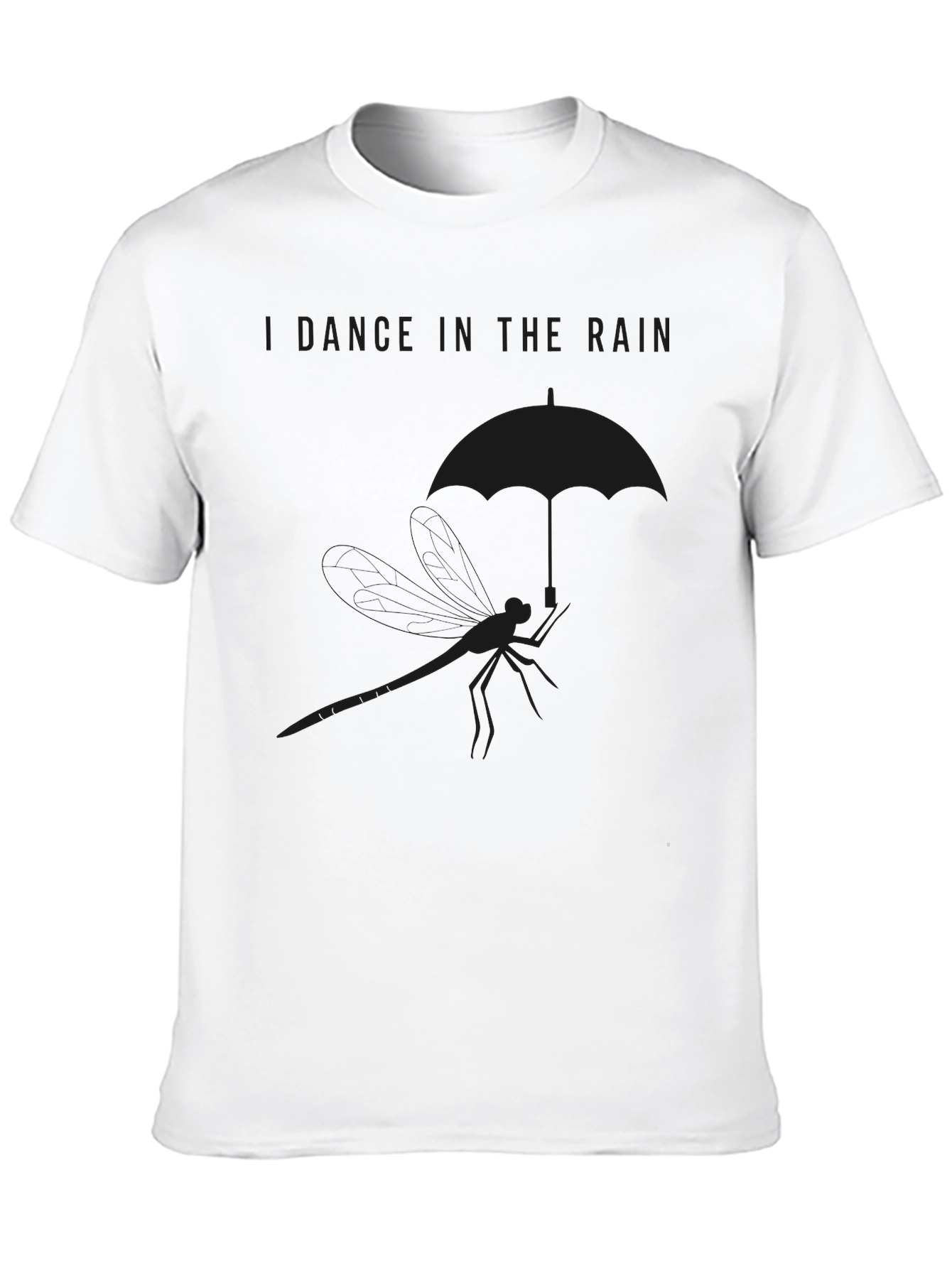 Dance in the Rain Black Graphic Tee