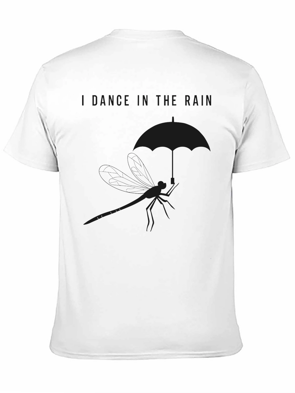 Dance in the Rain Black Graphic Tee