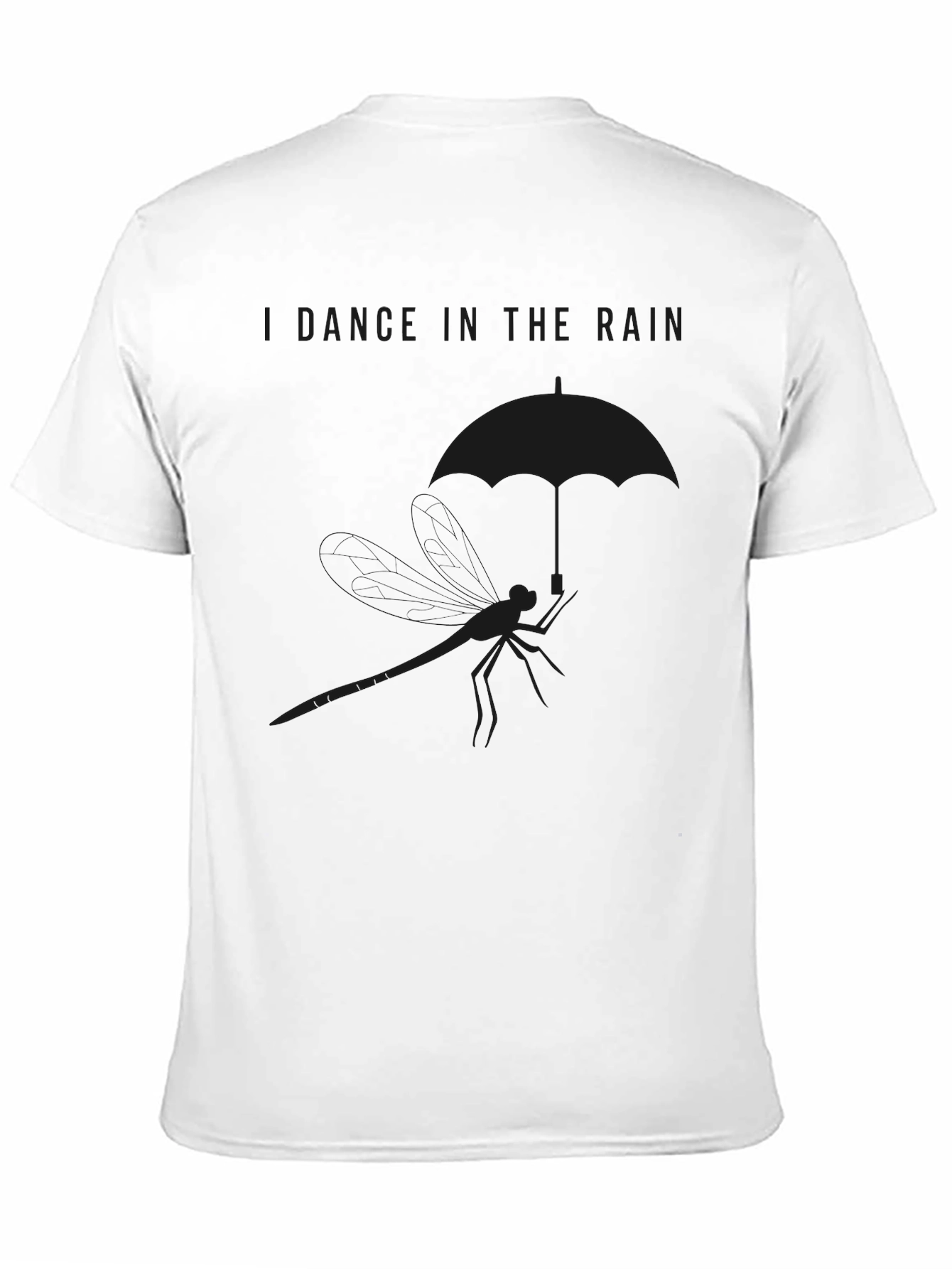 Dance in the Rain Black Graphic Tee