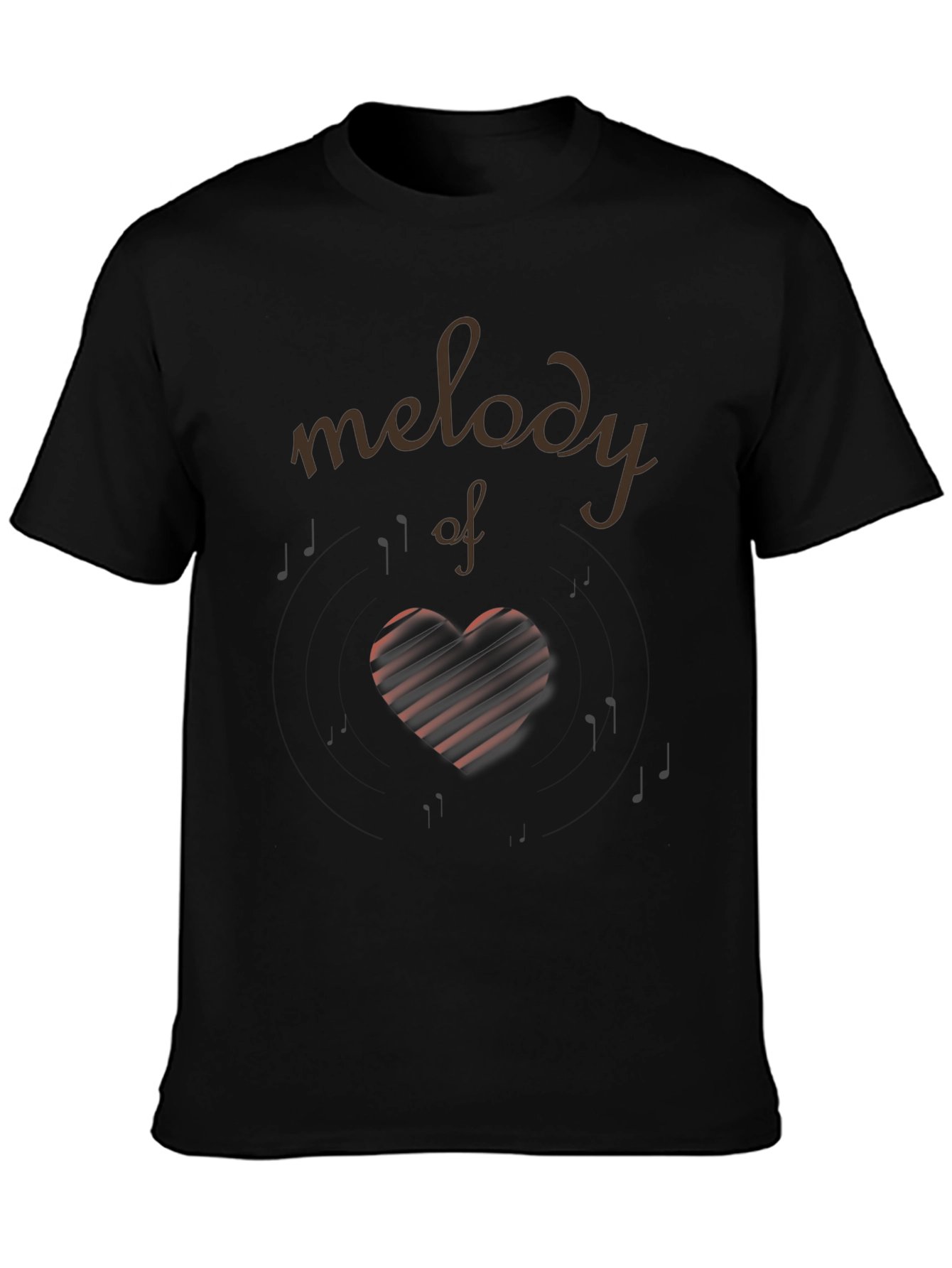 Melody of Love Black T-Shirt