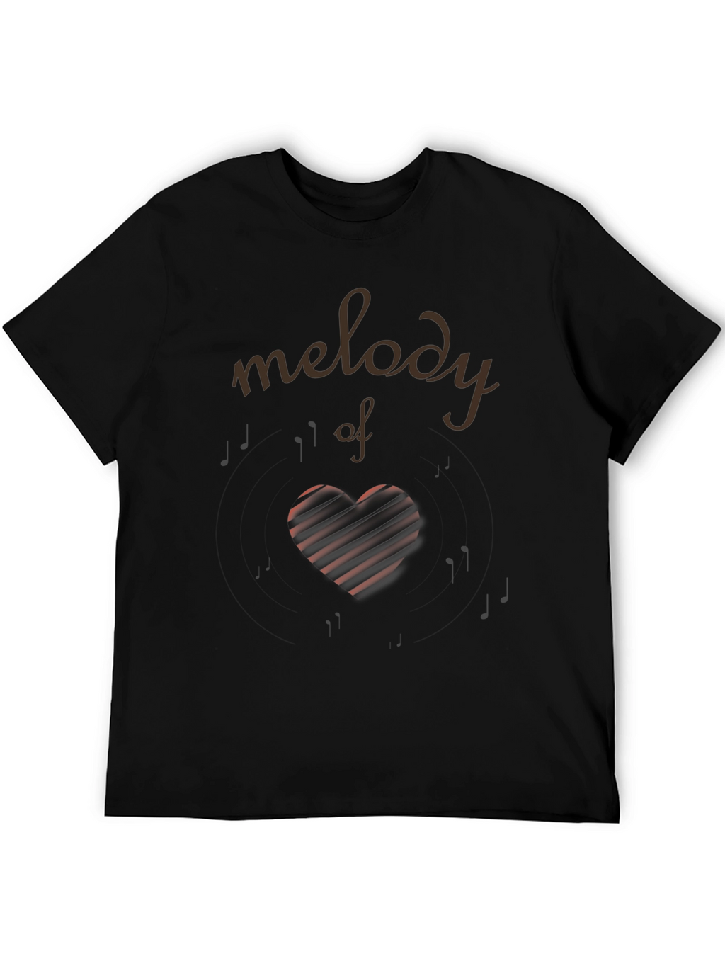 Melody of Love Black T-Shirt