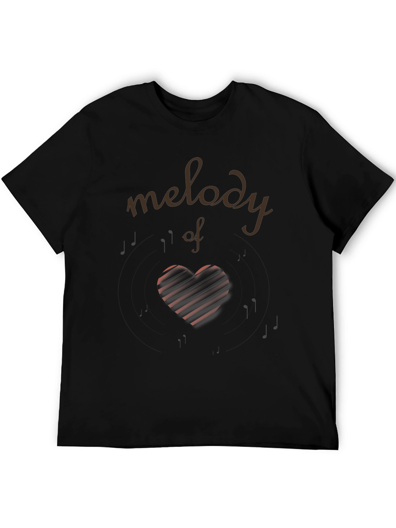 Melody of Love Black T-Shirt