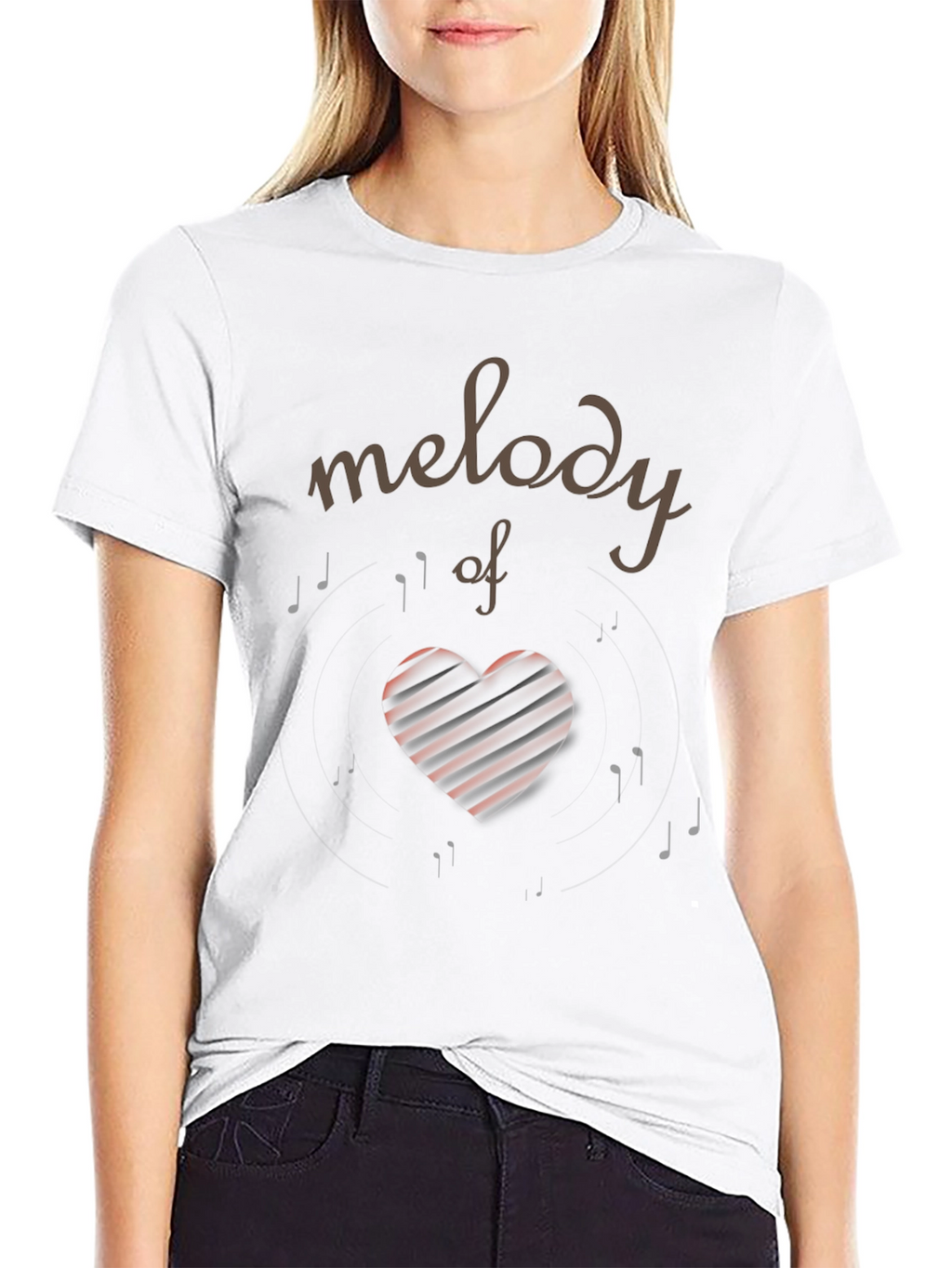 Melody of Love Black T-Shirt