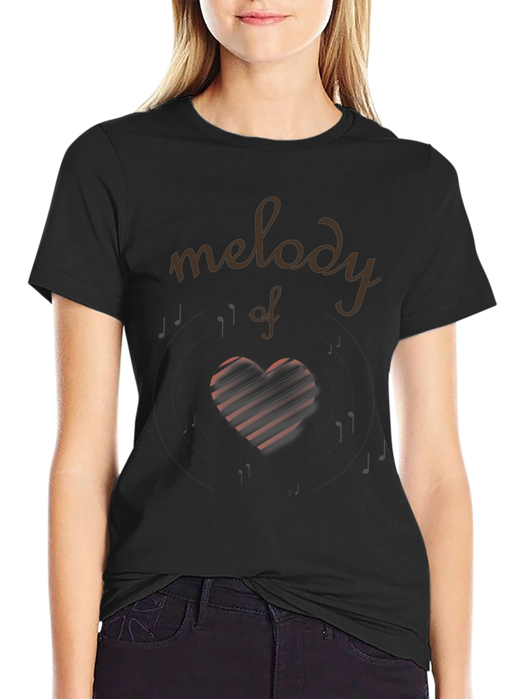 Melody of Love Black T-Shirt