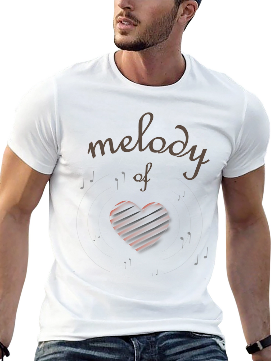 Melody of Love Black T-Shirt