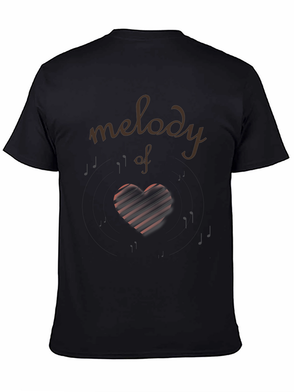Melody of Love Black T-Shirt