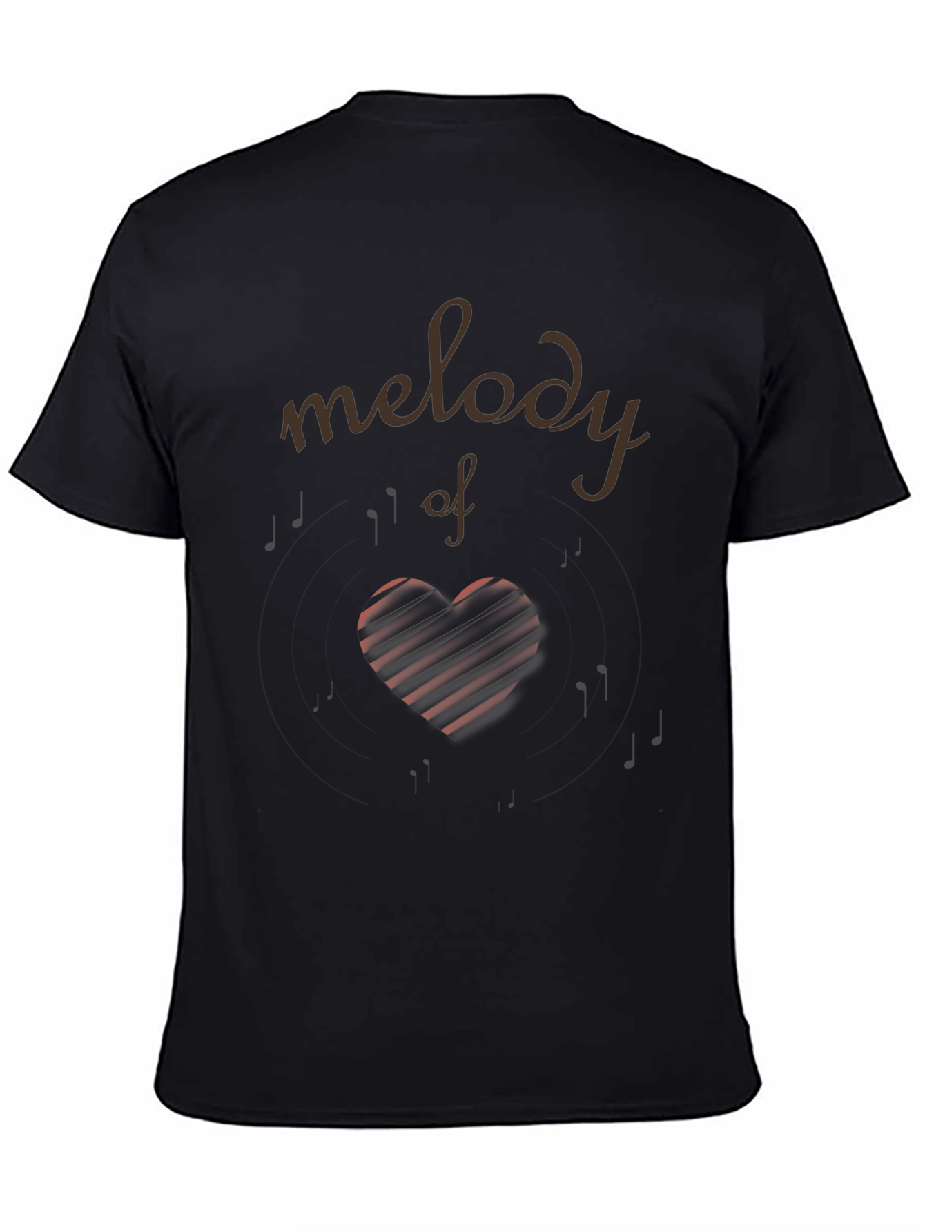 Melody of Love Black T-Shirt