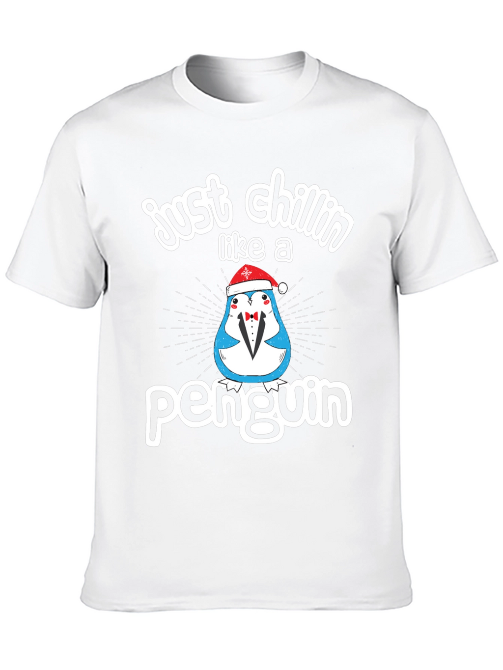Just Chillin Like a Penguin Graphic Tee