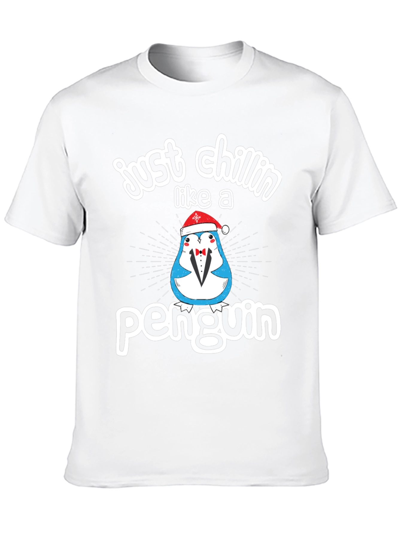 Just Chillin Like a Penguin Graphic Tee